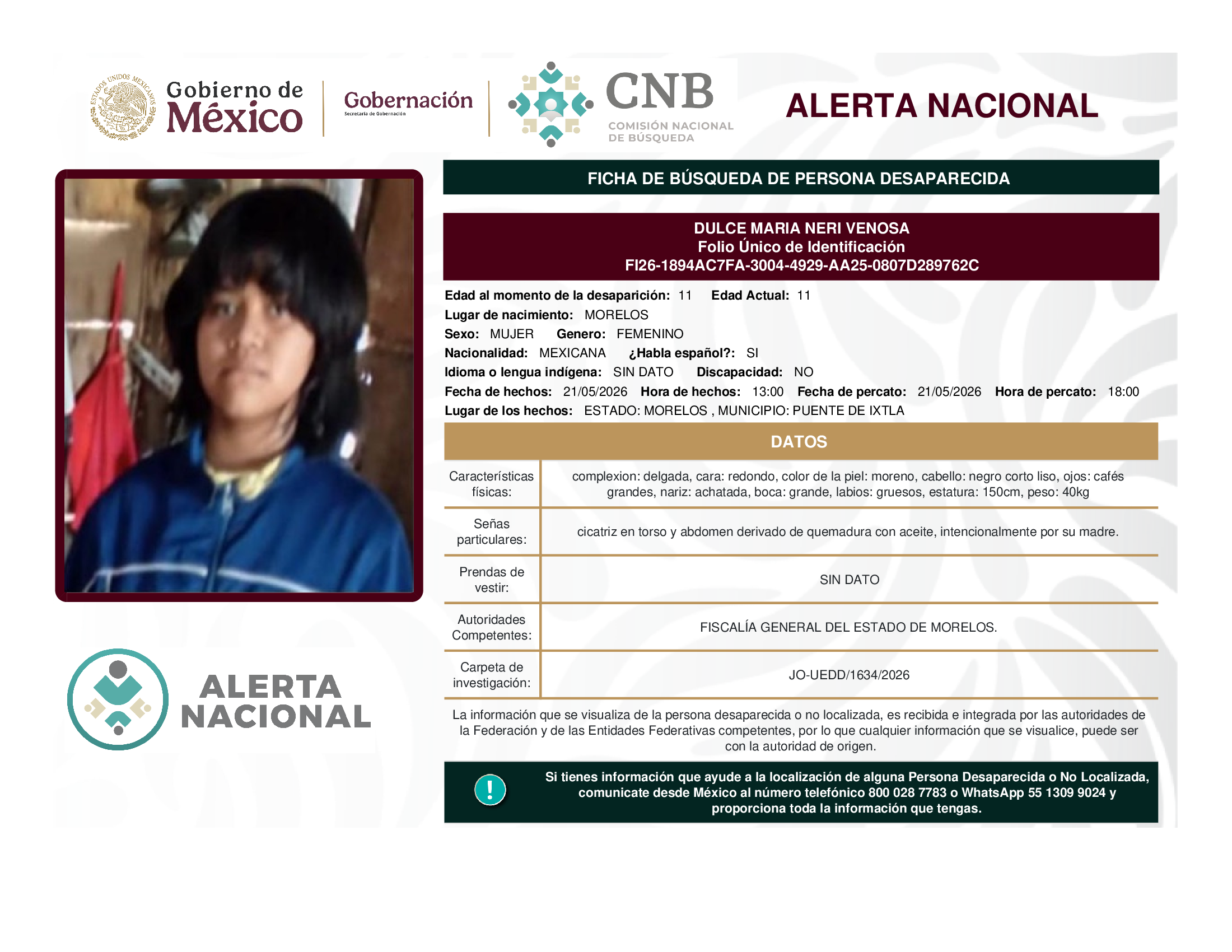 Dulce María Neri Venosa