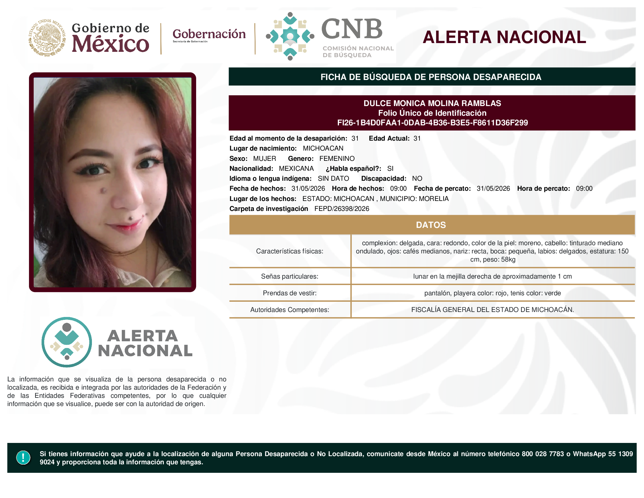 Dulce Mónica Molina Ramblas