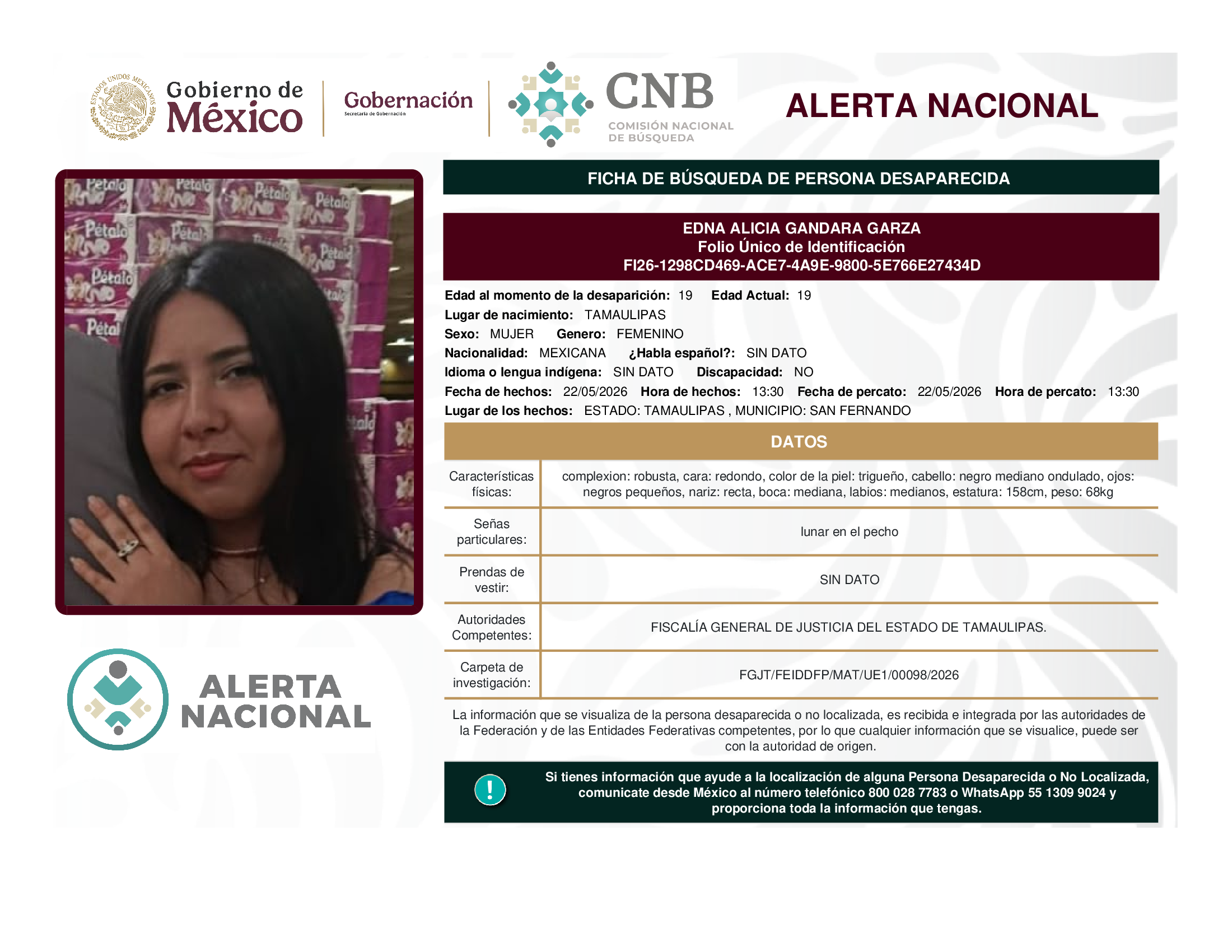 Edna Alicia Gandara Garza