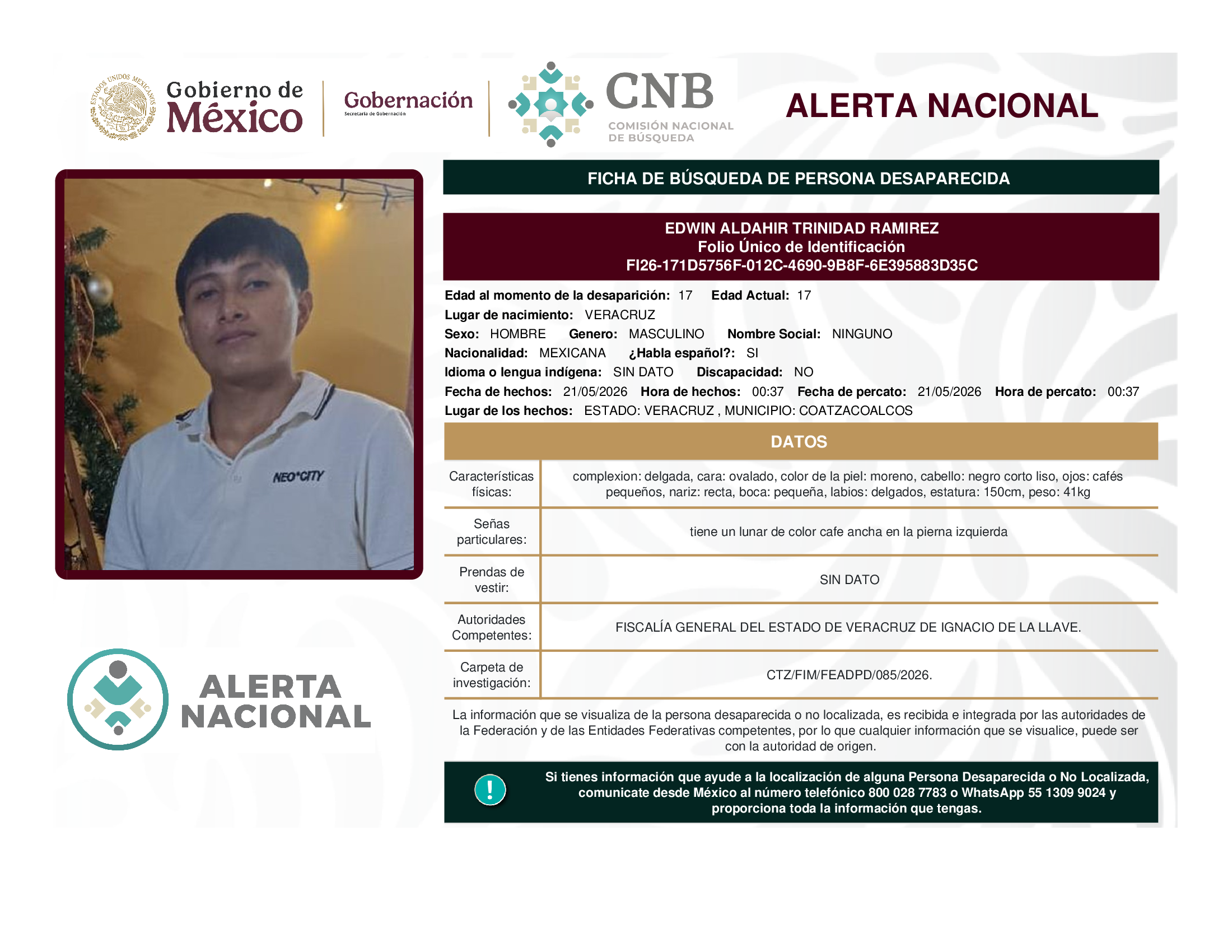 Edwin Aldahir Trinidad Ramírez