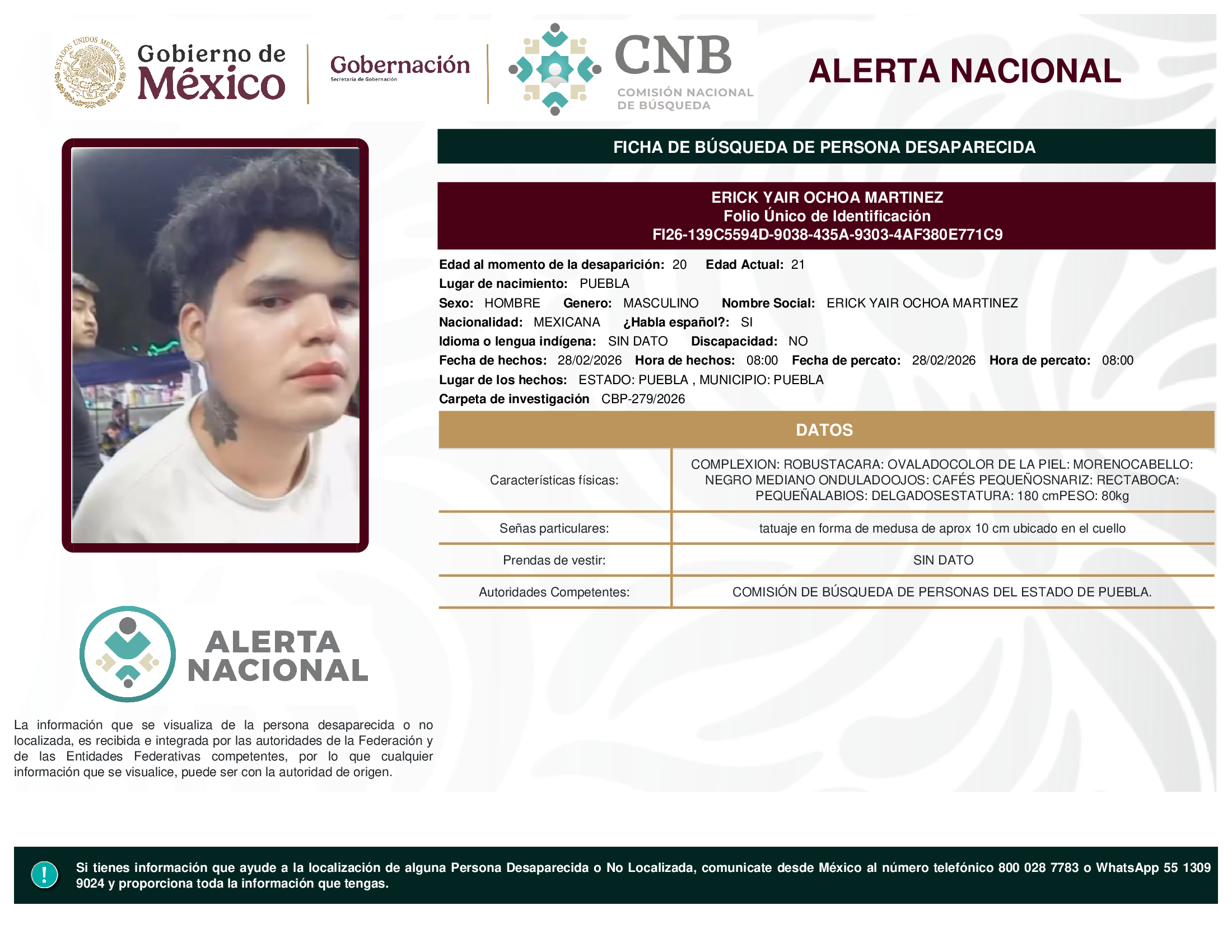 Erick Yair Ochoa Martínez