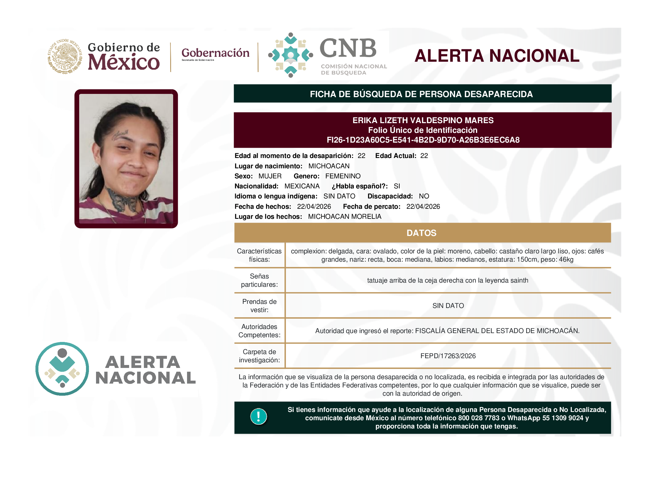 Erika Lizeth Valdespino Mares