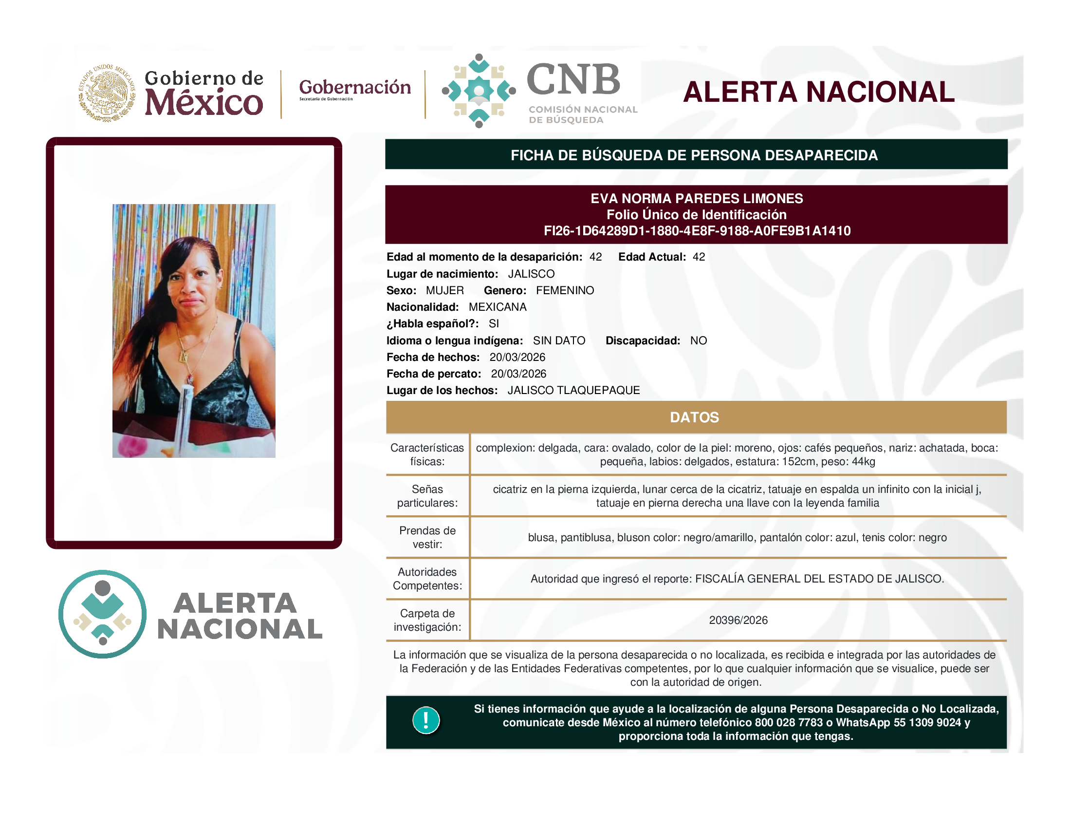 Eva Norma Paredes Limones