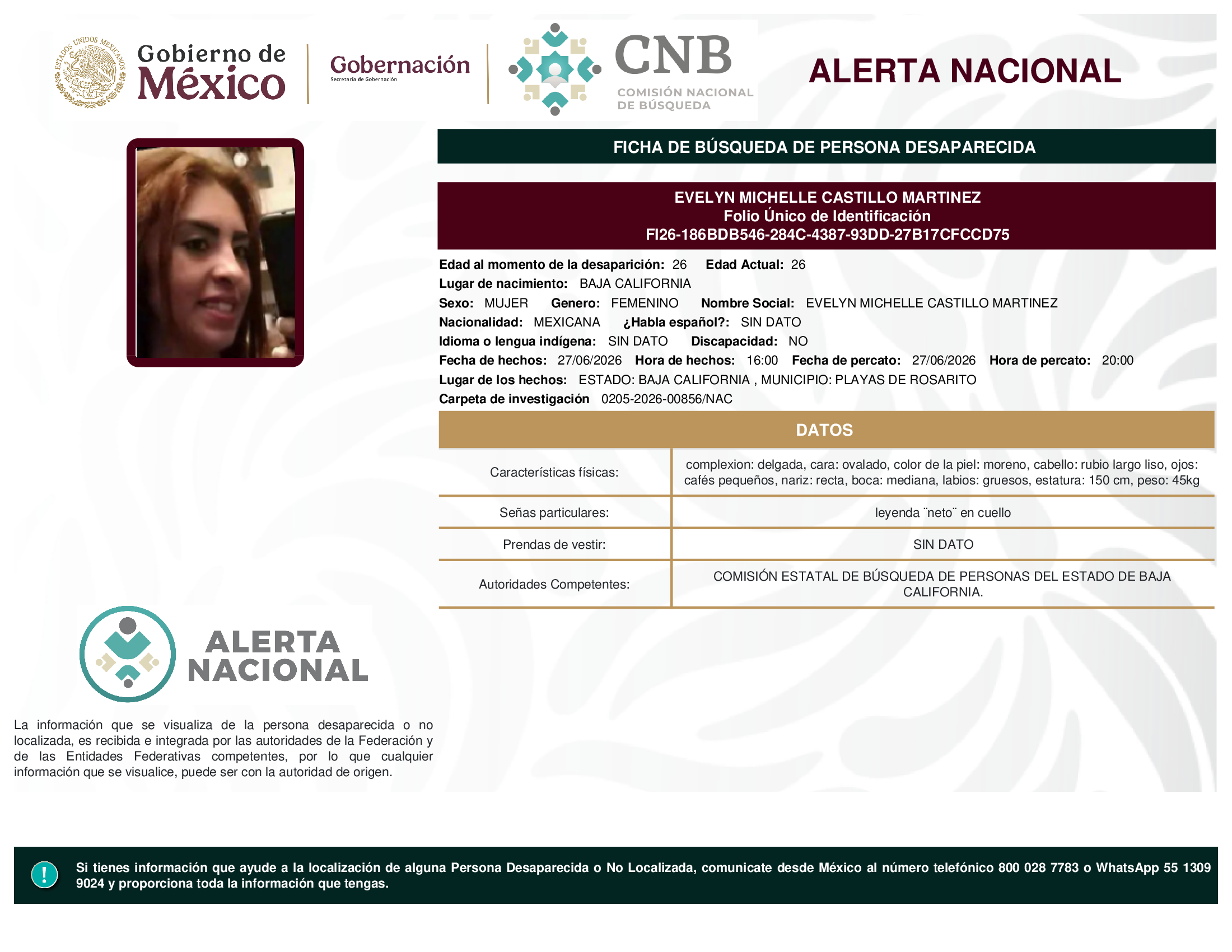 Evelyn Michelle Castillo Martínez