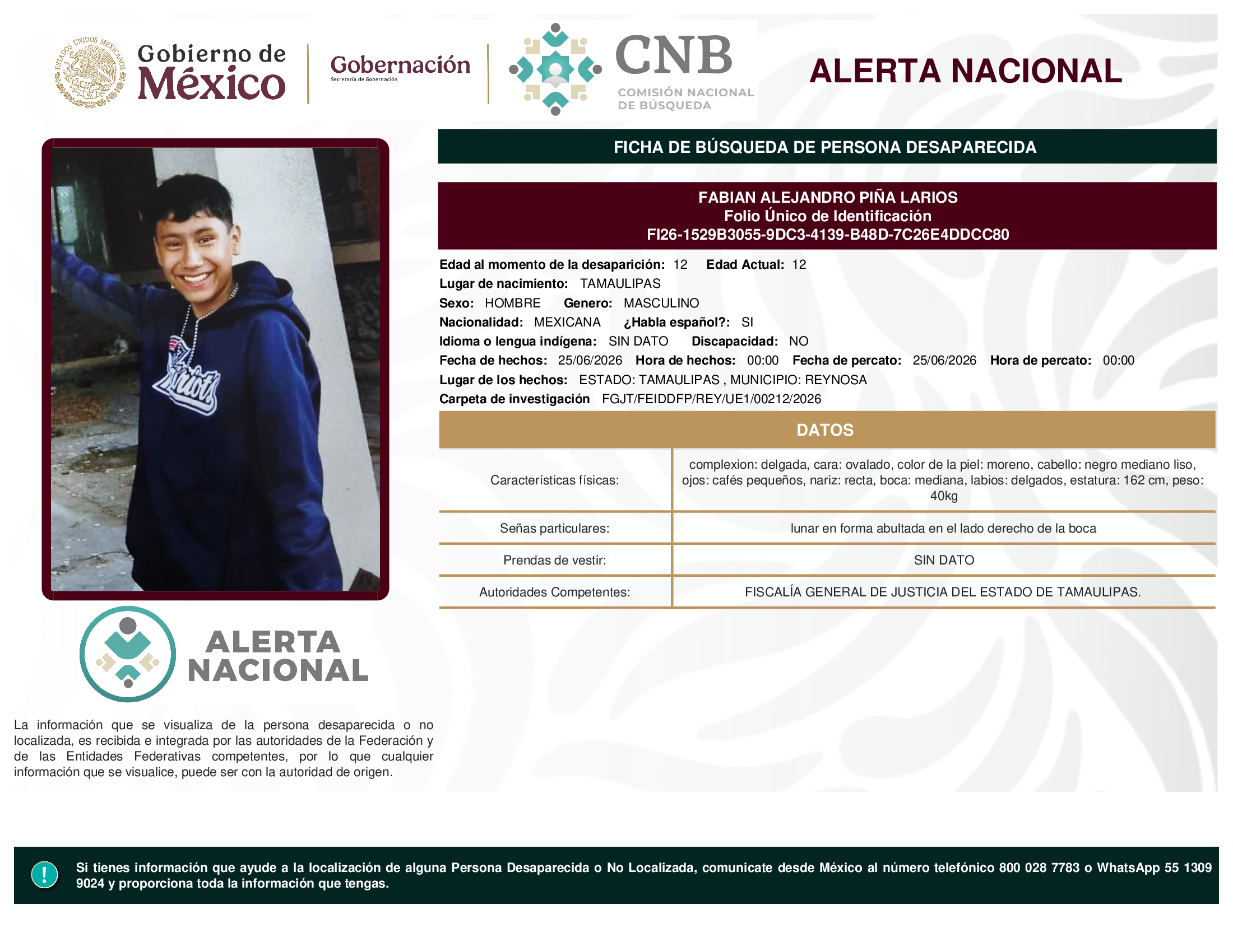 Fabian Alejandro Piña Larios