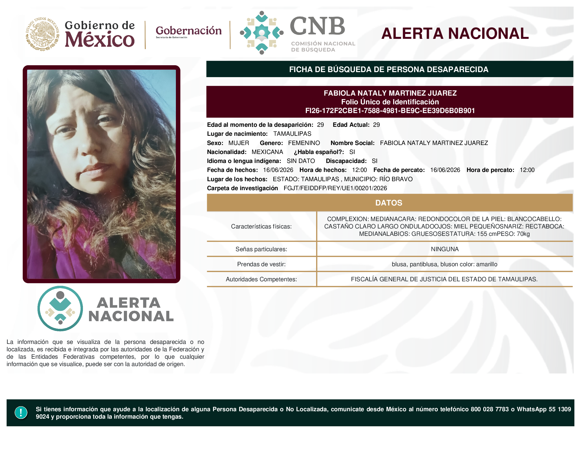 Fabiola Nataly Martínez Juarez