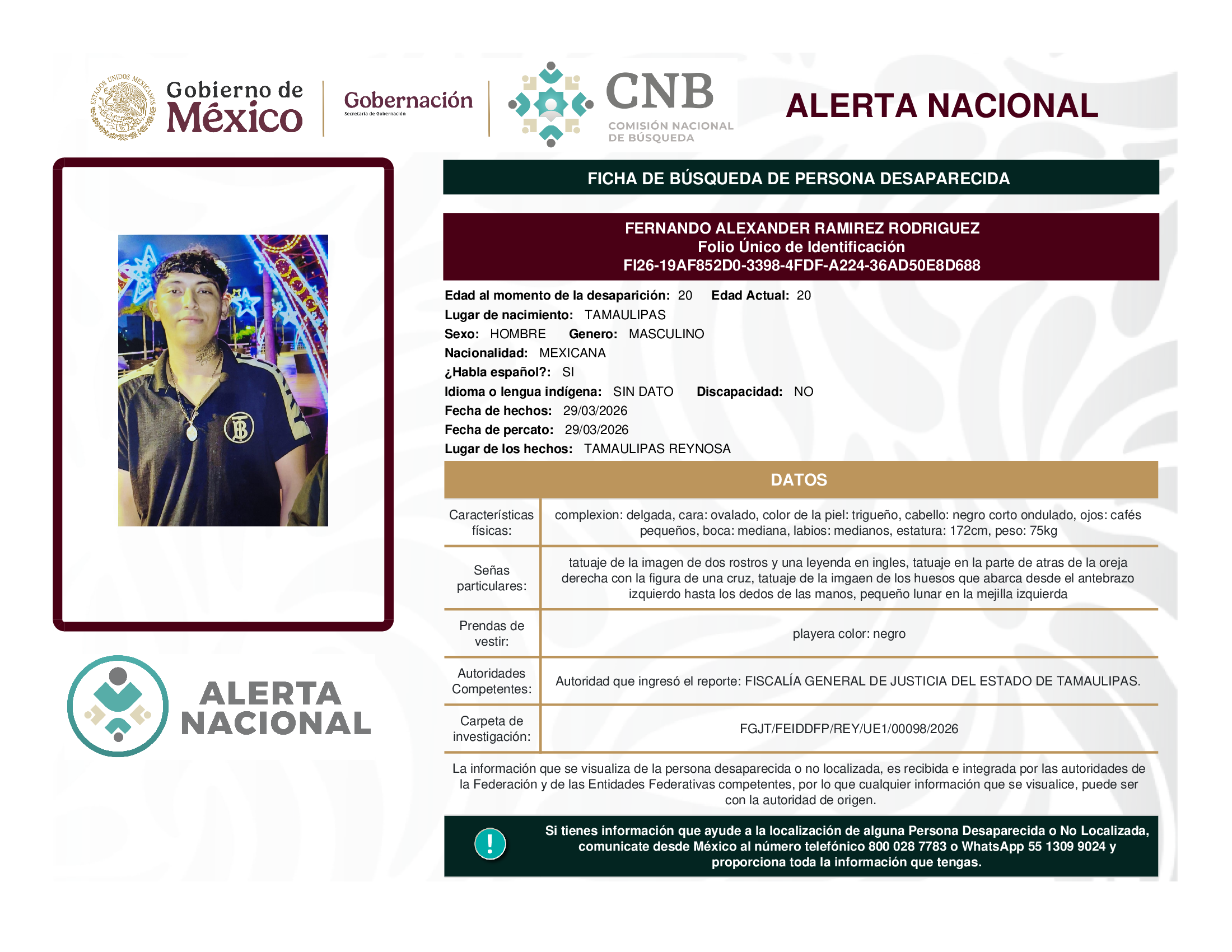 Fernando Alexander Ramírez Rodríguez