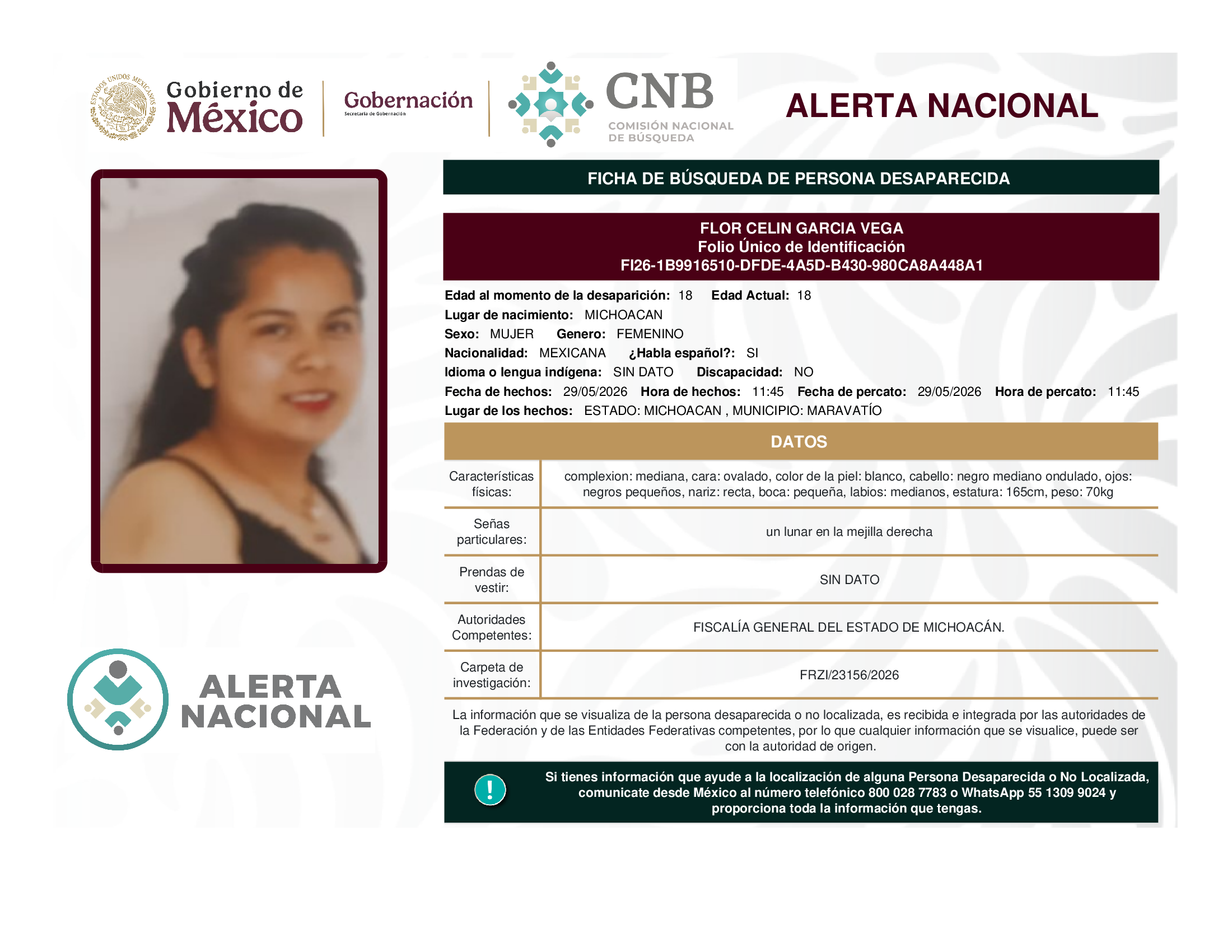 Flor Celin García Vega