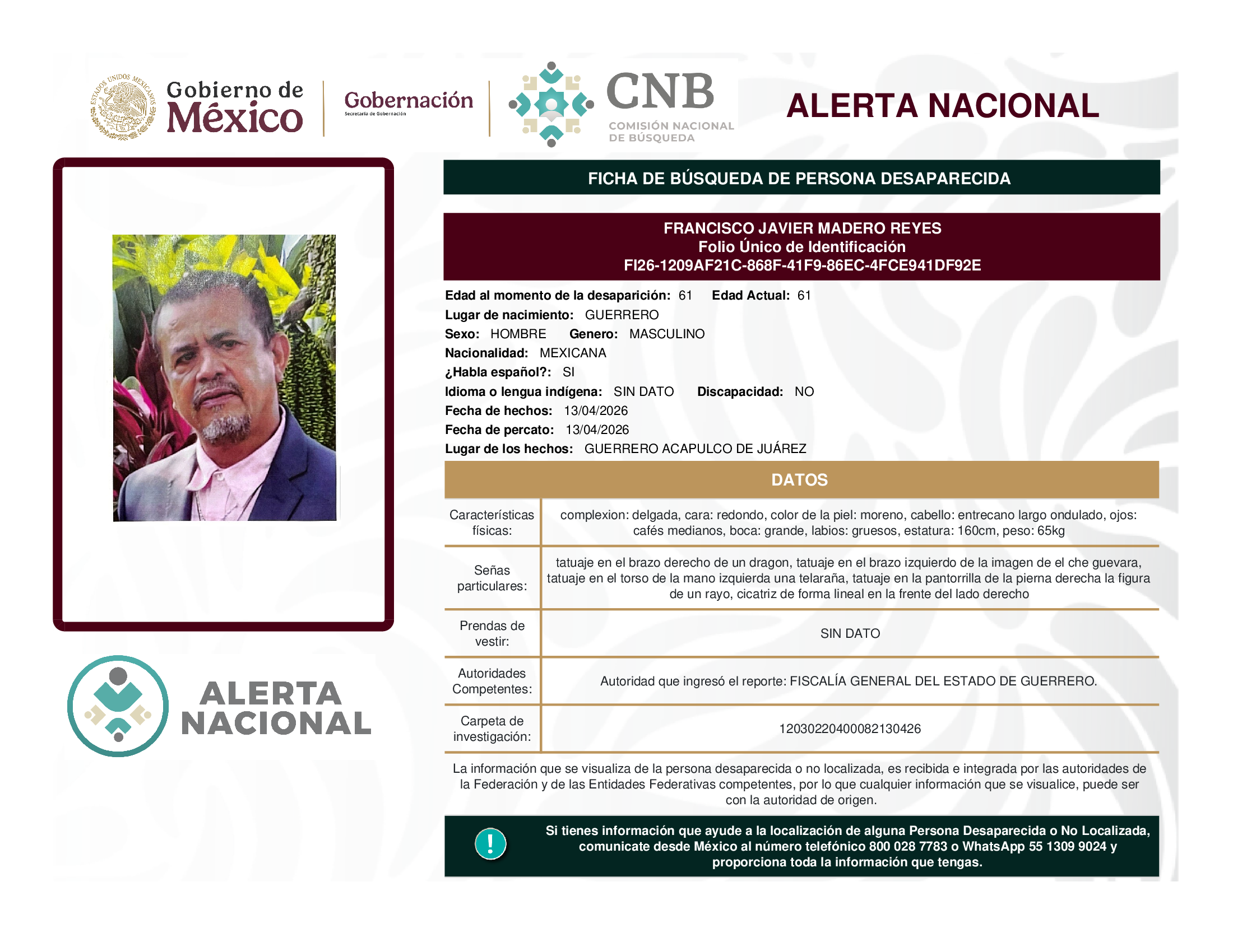 Francisco Javier Madero Reyes