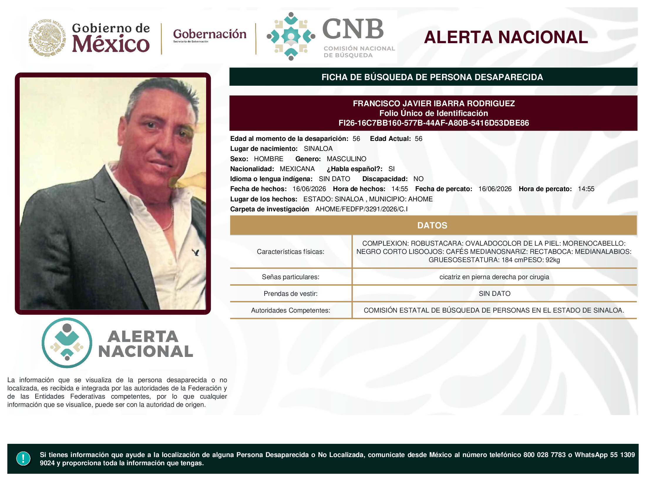 Francisco Javier Ibarra Rodríguez