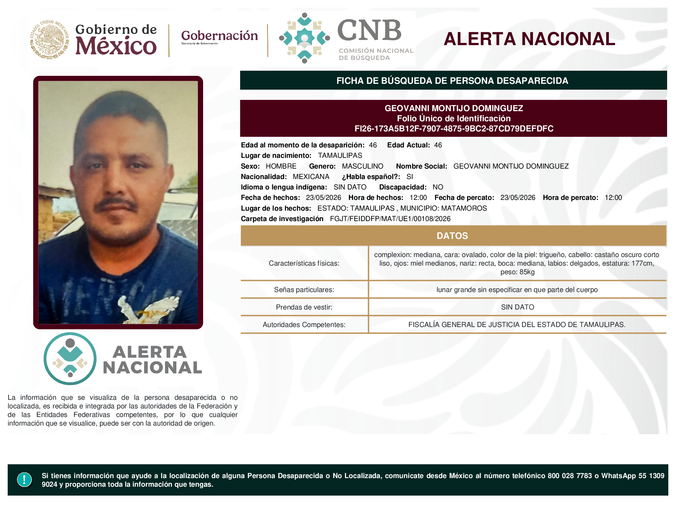 Geovanni Montijo Domínguez