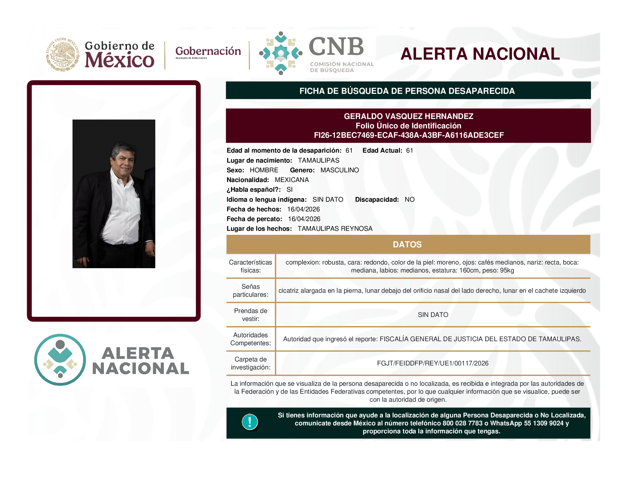Geraldo Vasquez Hernández