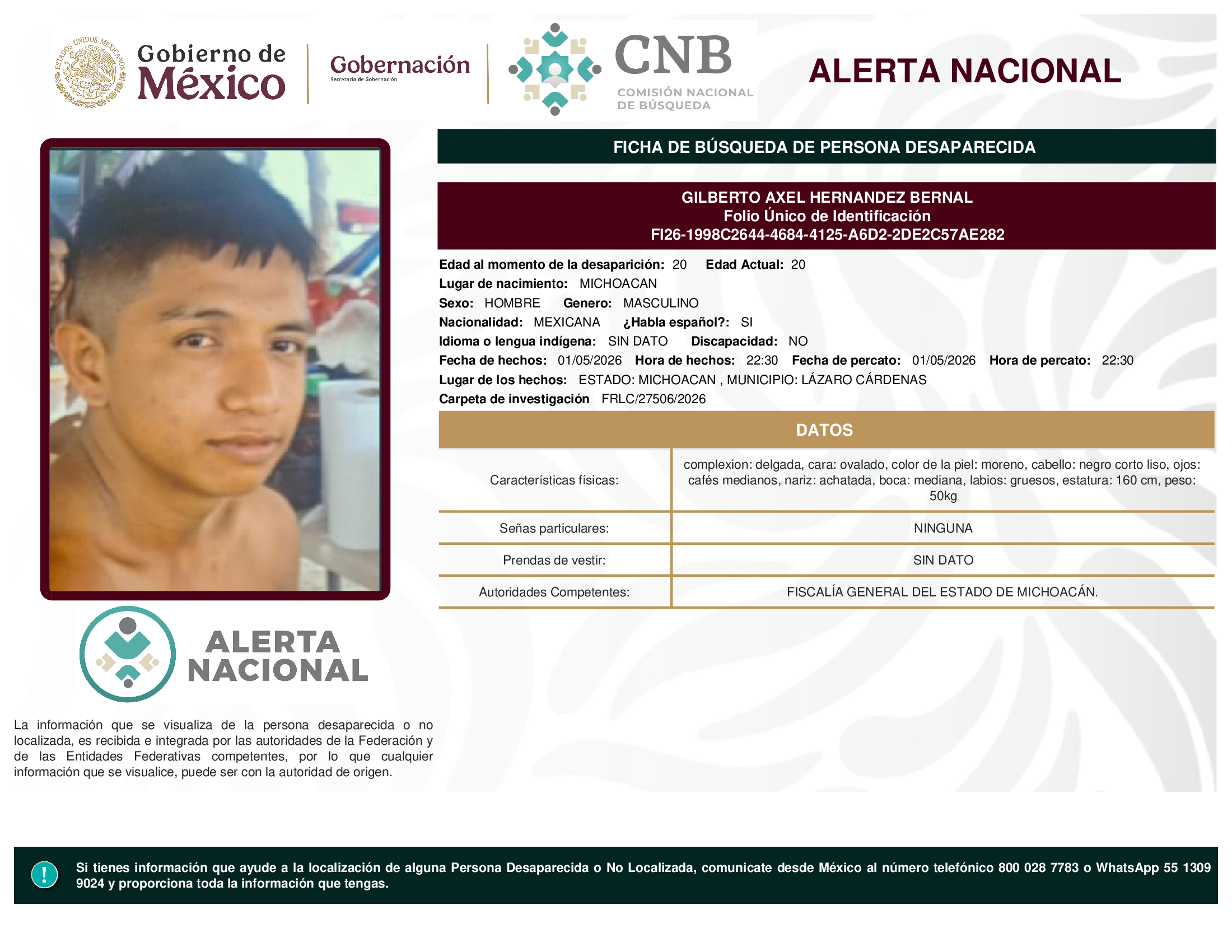 Gilberto Axel Hernández Bernal