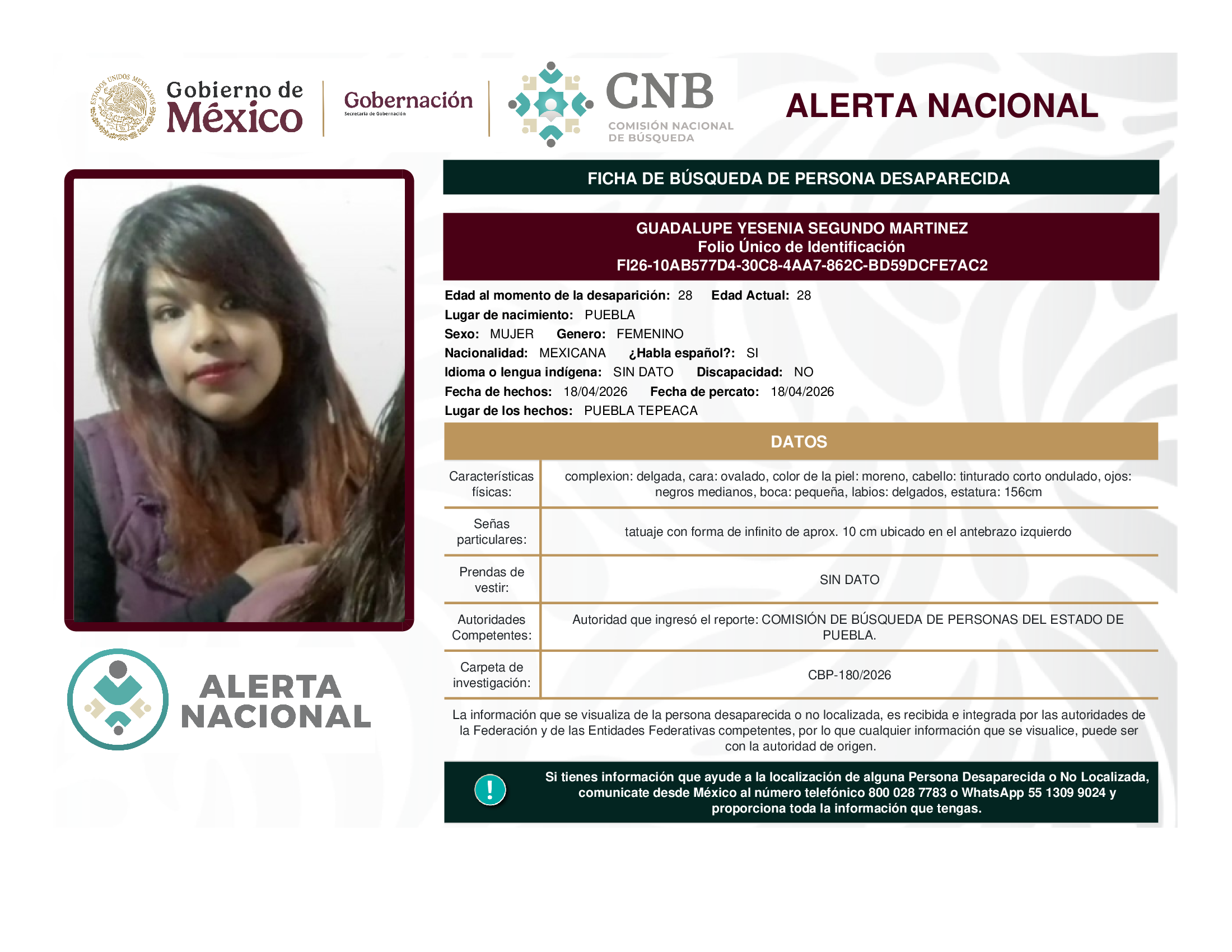 Guadalupe Yesenia Segundo Martínez