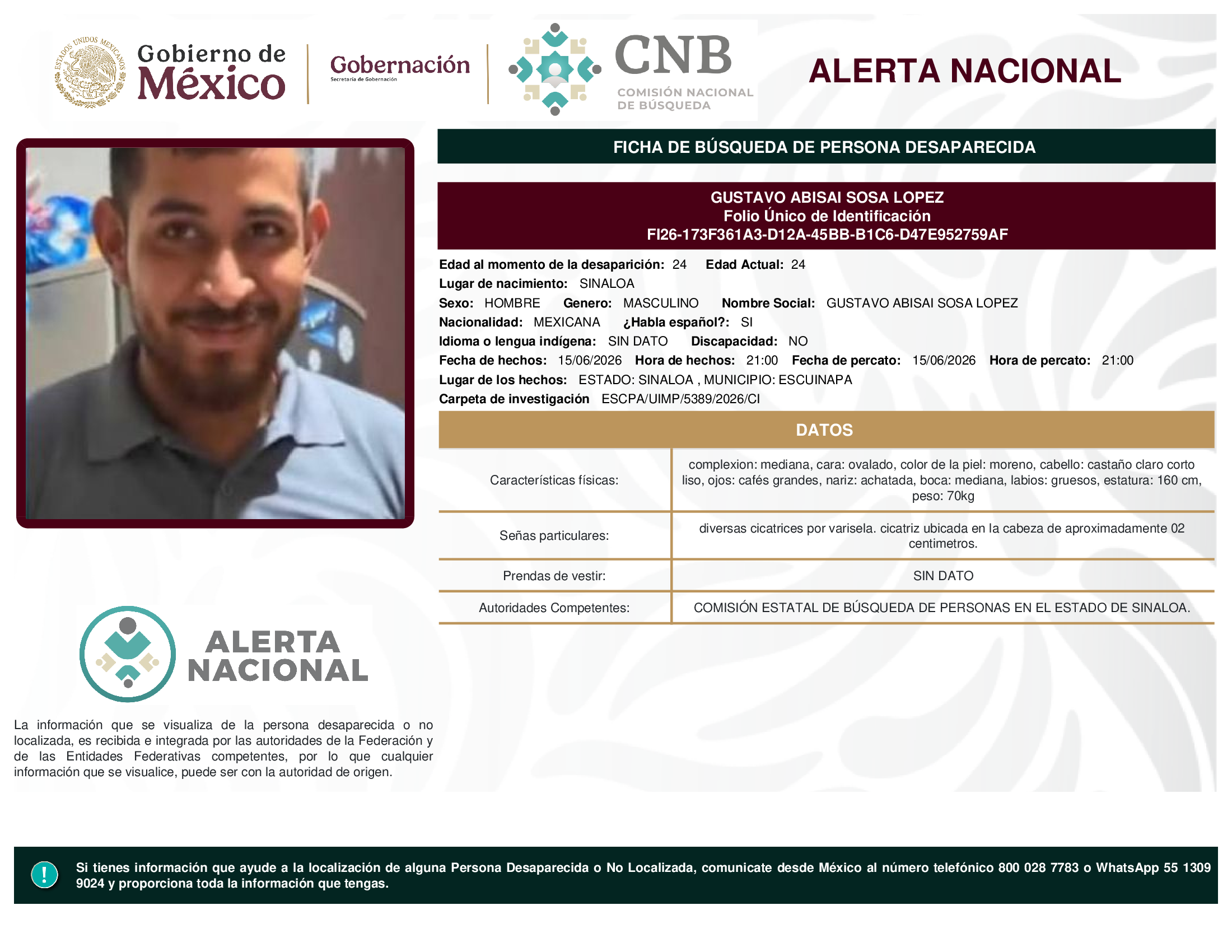 Gustavo Abisai Sosa López