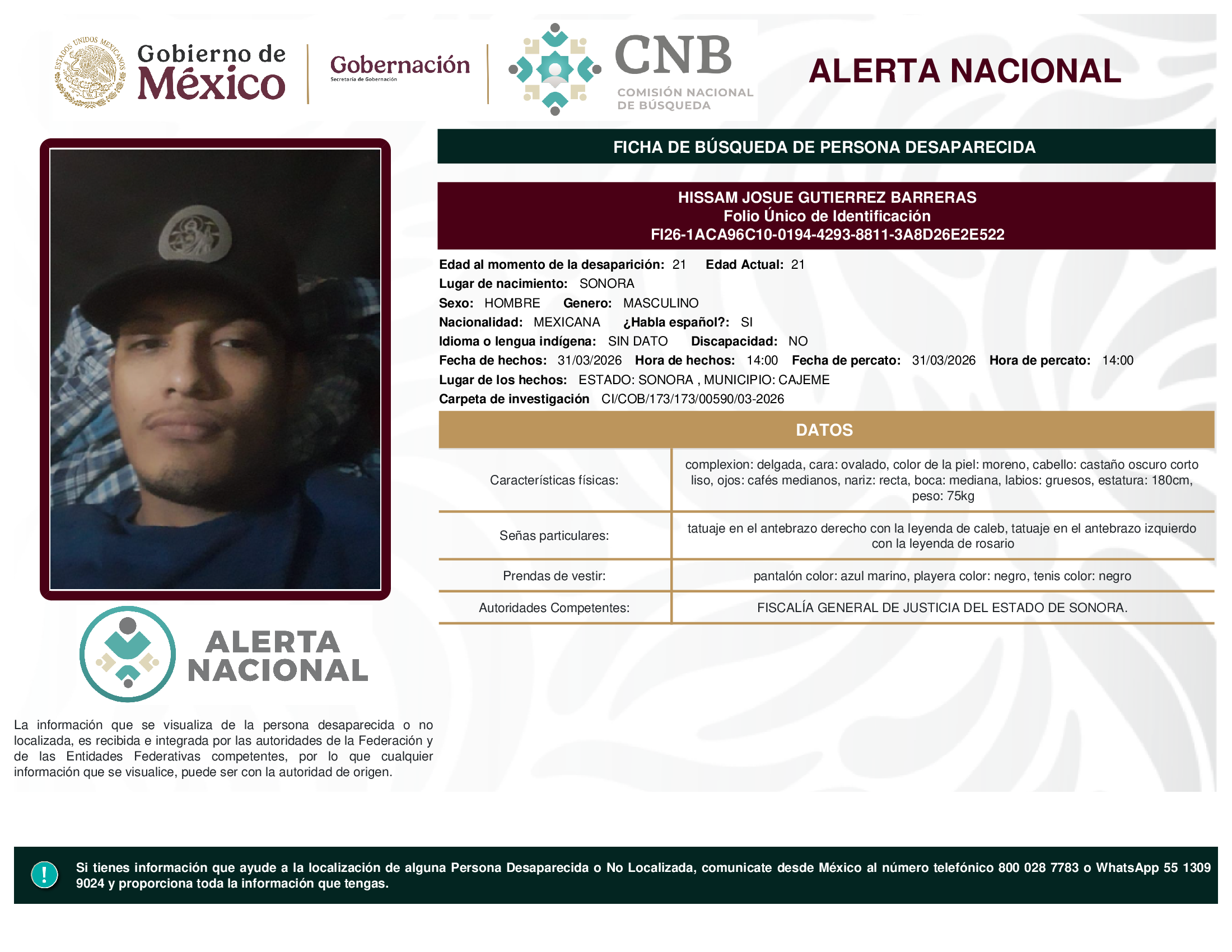 Hissam Josue Gutiérrez Barreras