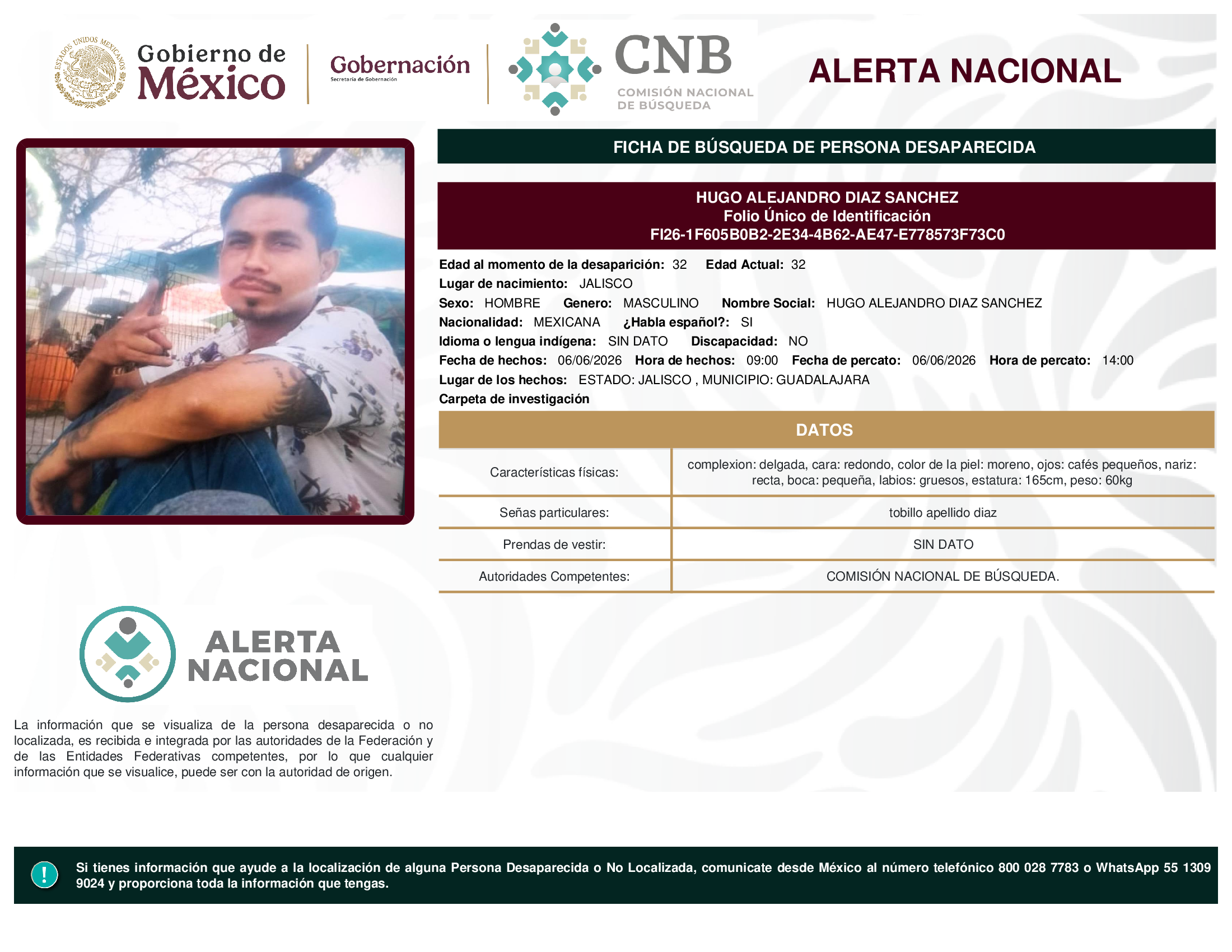 Hugo Alejandro Díaz Sánchez