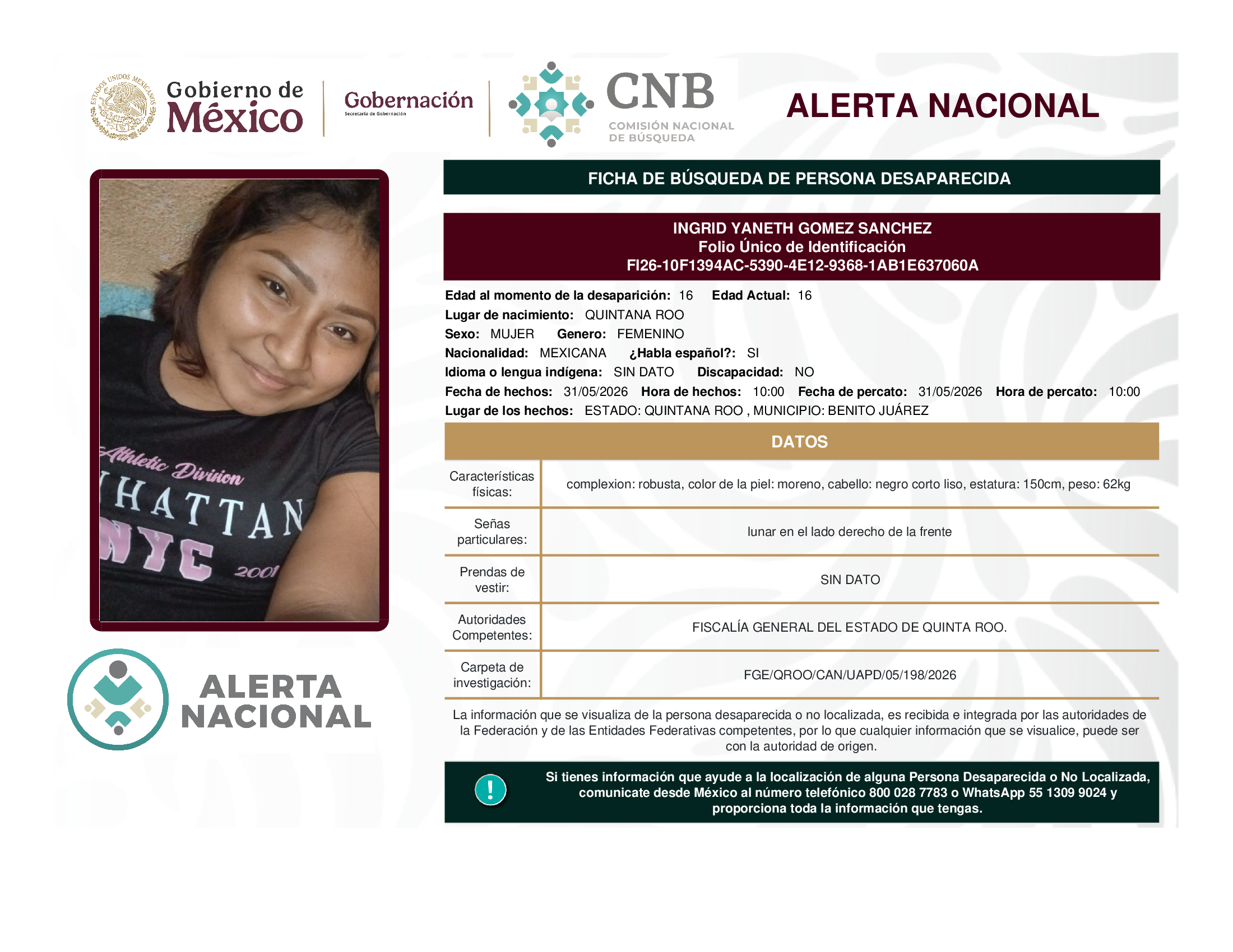 Ingrid Yaneth Gómez Sánchez