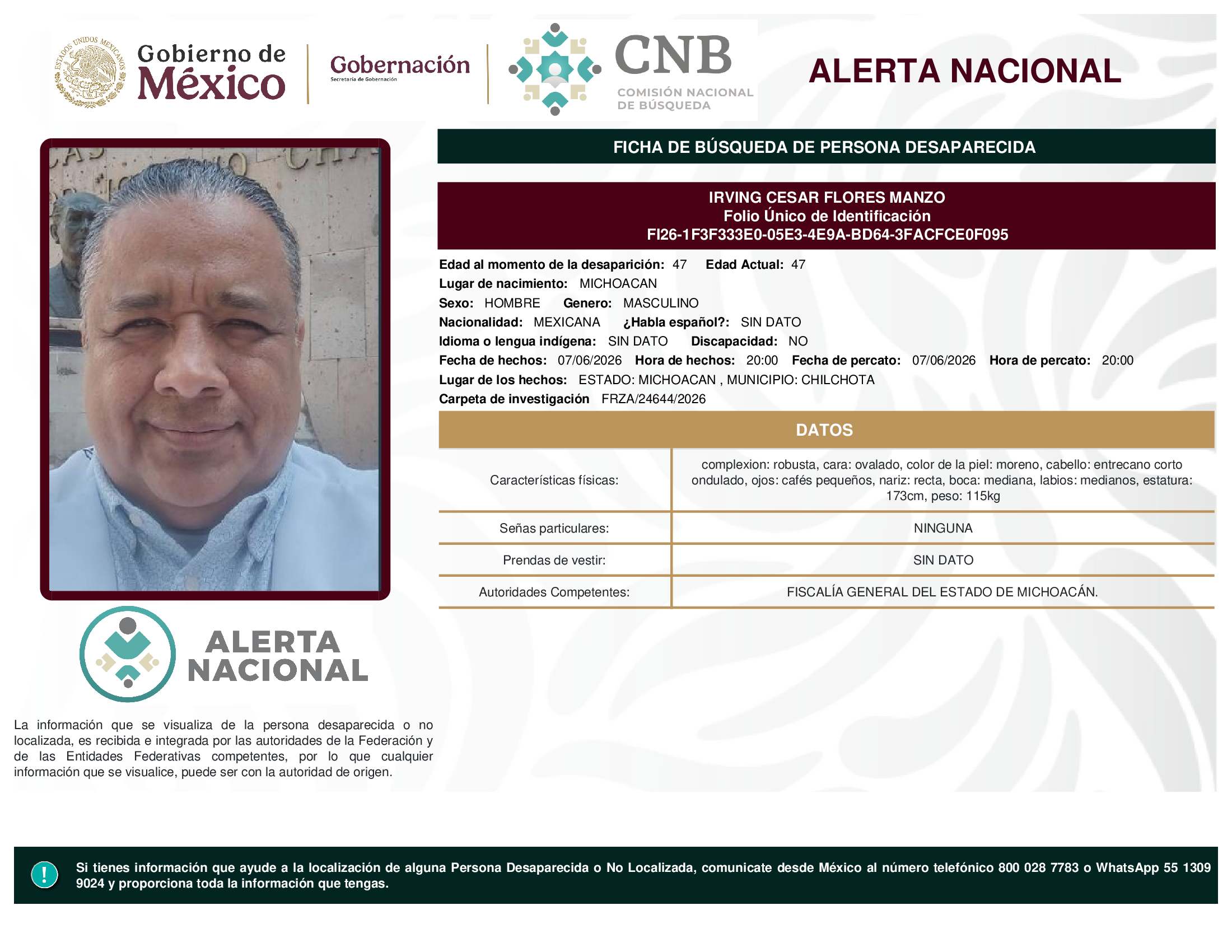 Irving César Flores Manzo