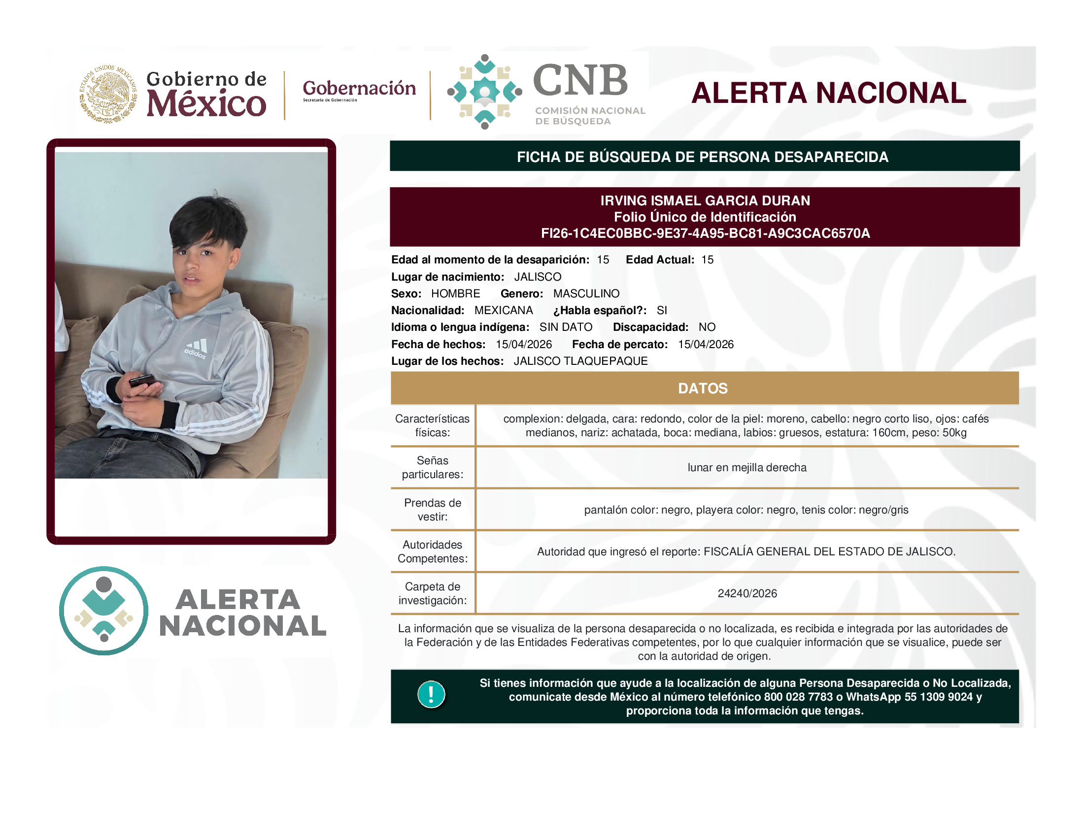 Irving Ismael García Duran