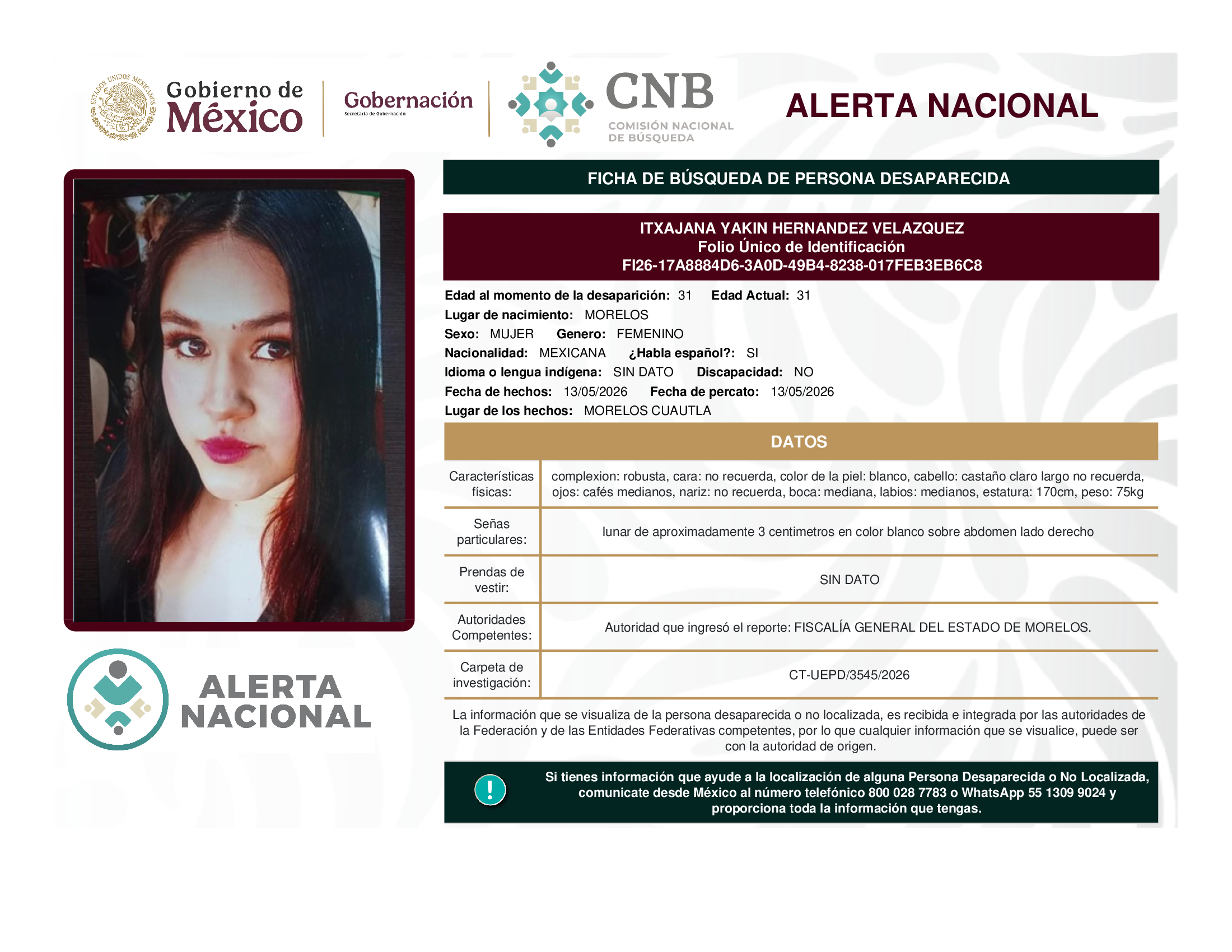 Itxajana Yakin Hernández Velazquez