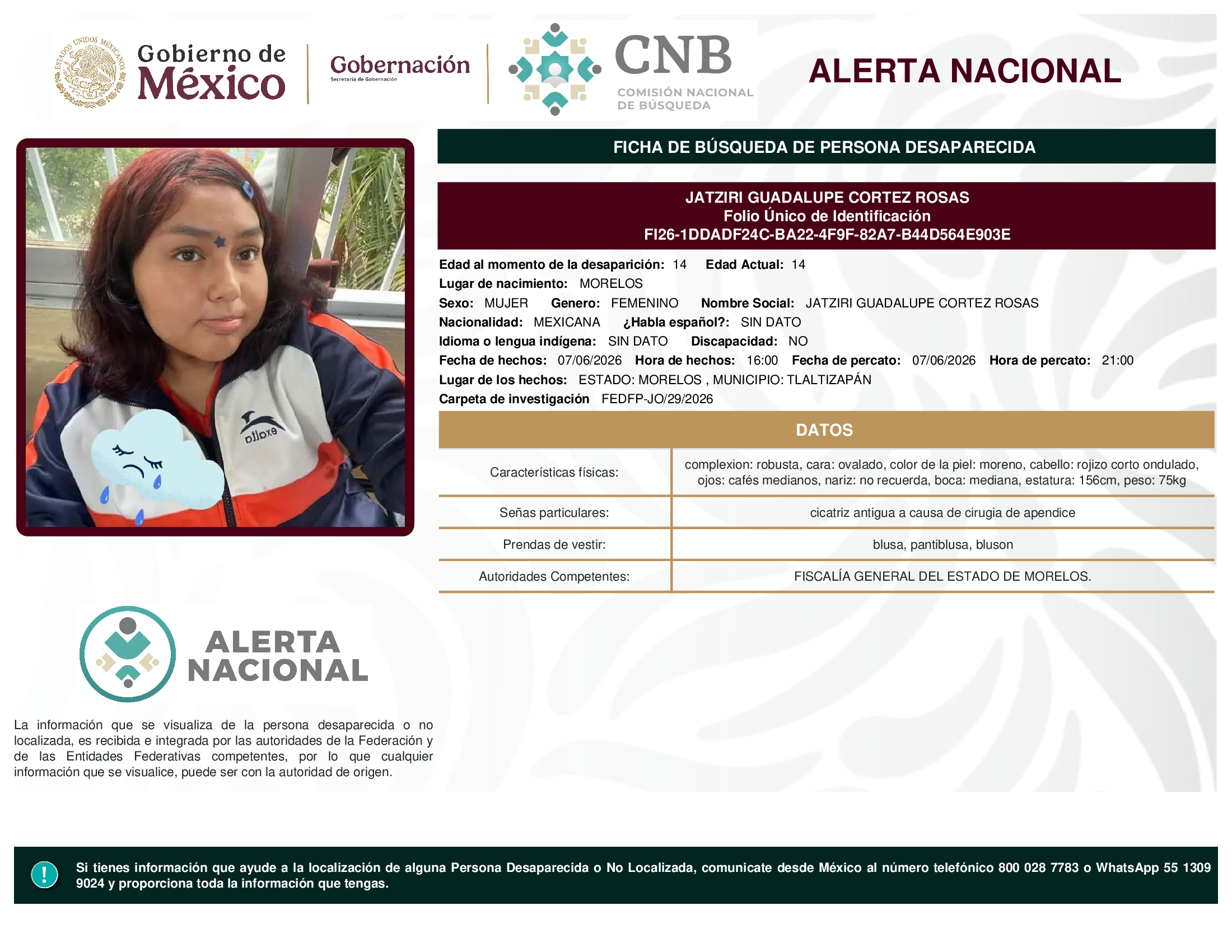 Jatziri Guadalupe Cortez Rosas