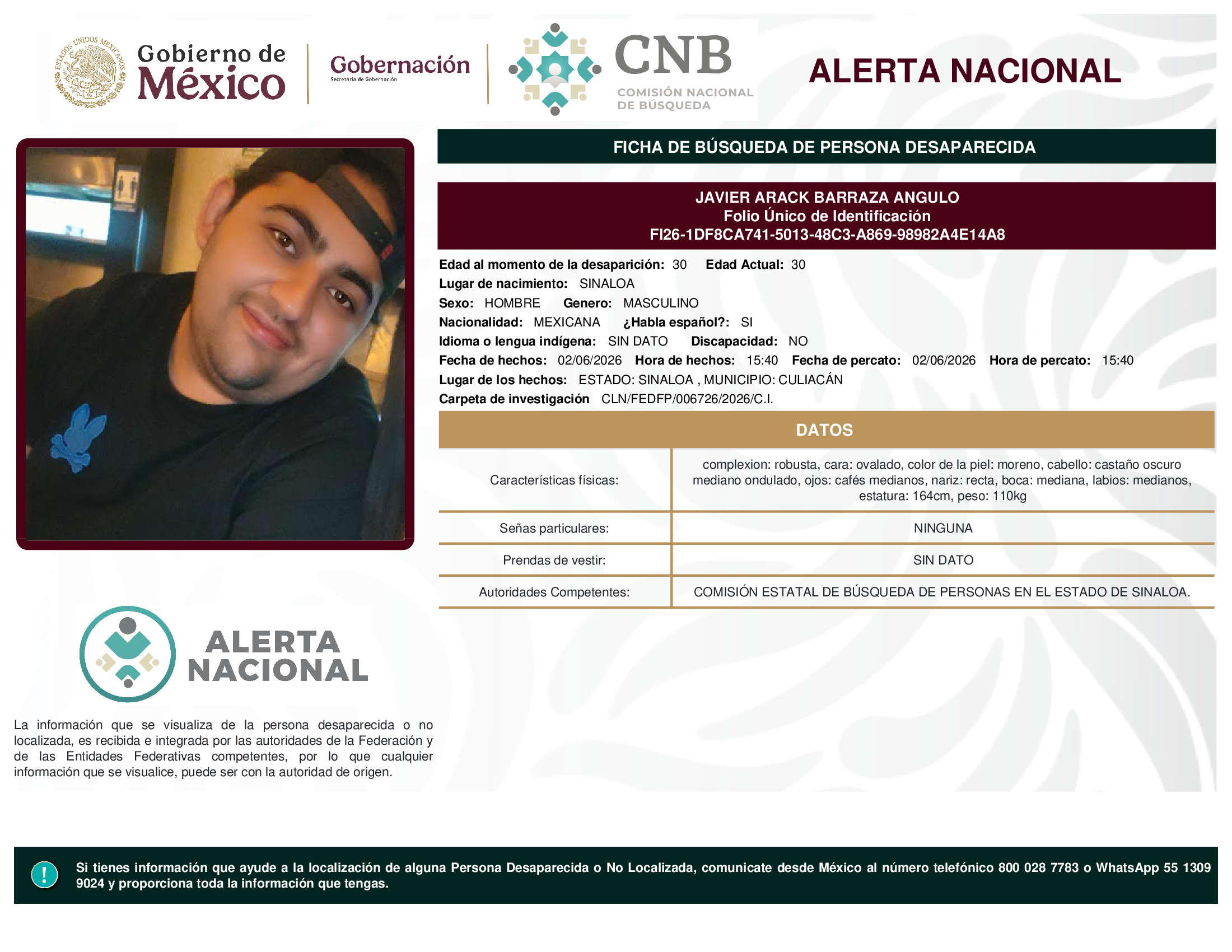 Javier Arack Barraza Angulo