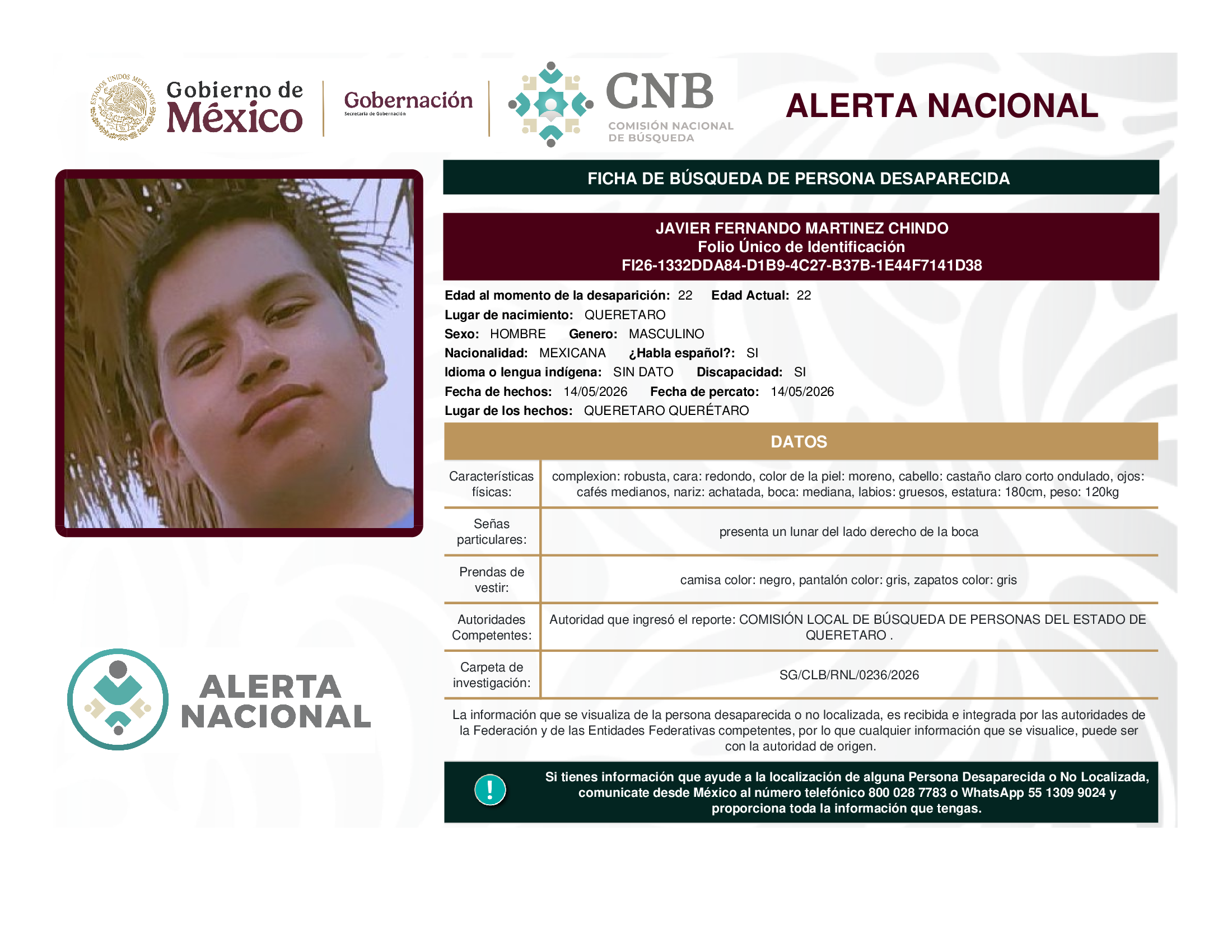 Javier Fernando Martínez Chindo