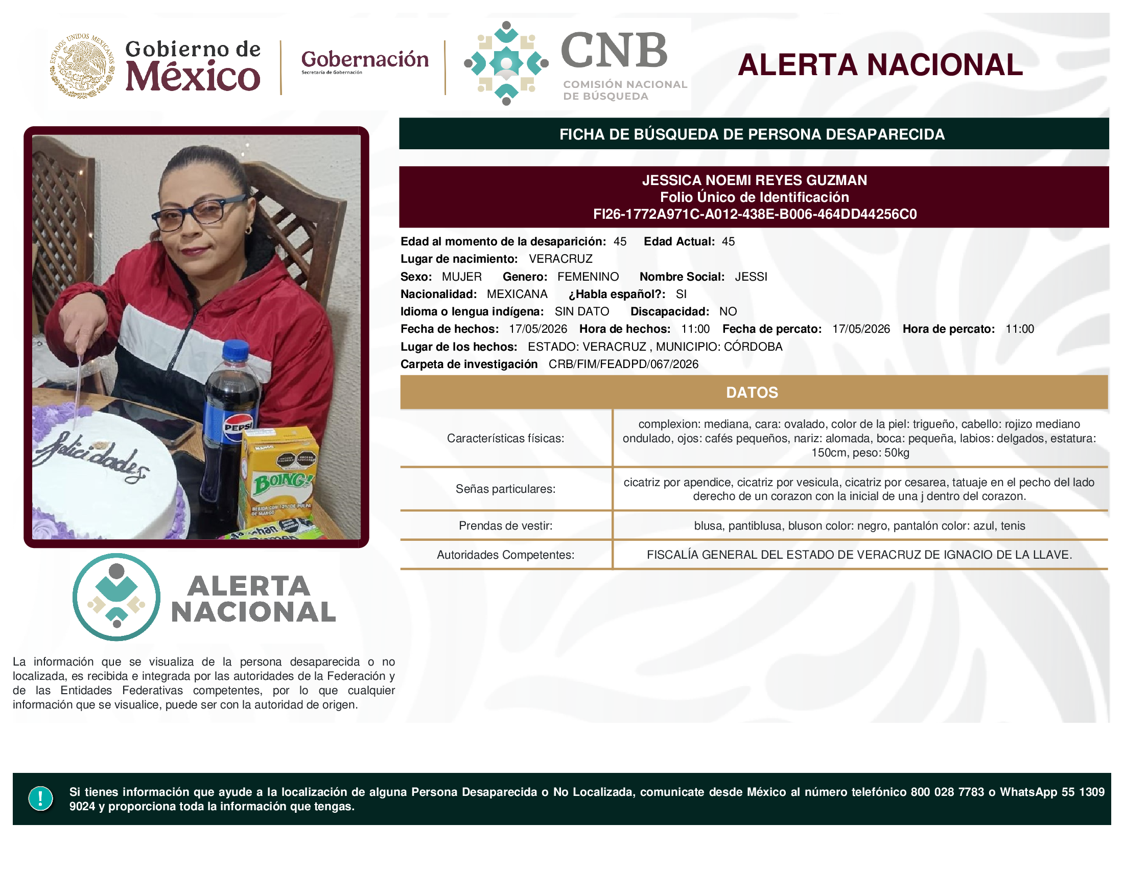 Jessica Noemi Reyes Guzmán