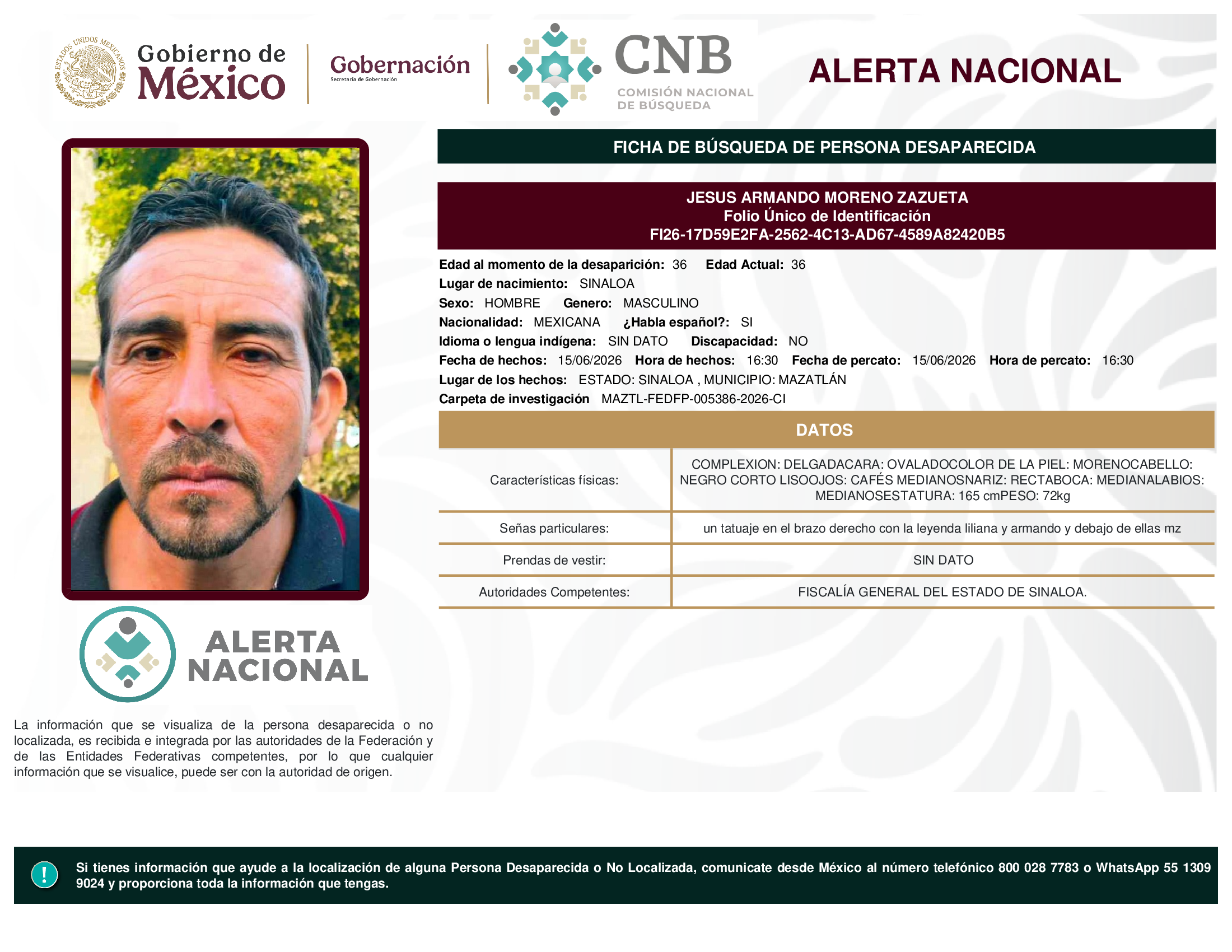 Jesús Armando Moreno Zazueta