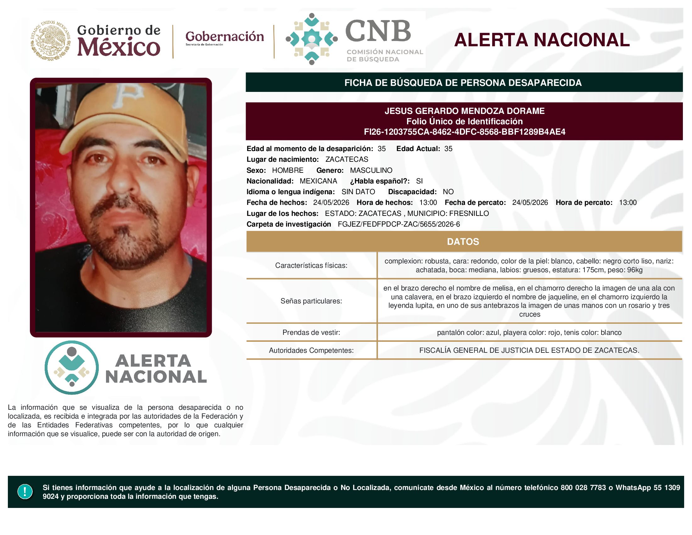 Jesús Gerardo Mendoza Dorame