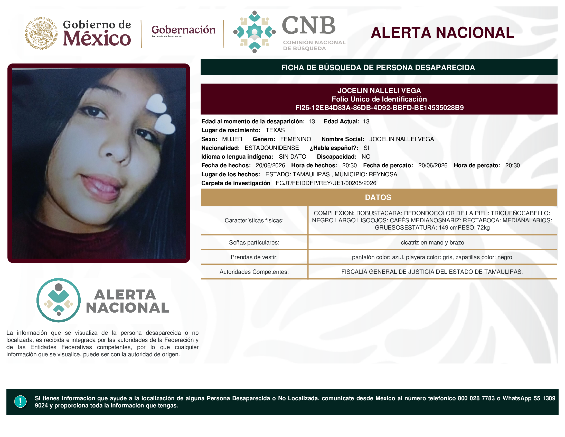 Jocelin Nalleli Vega
