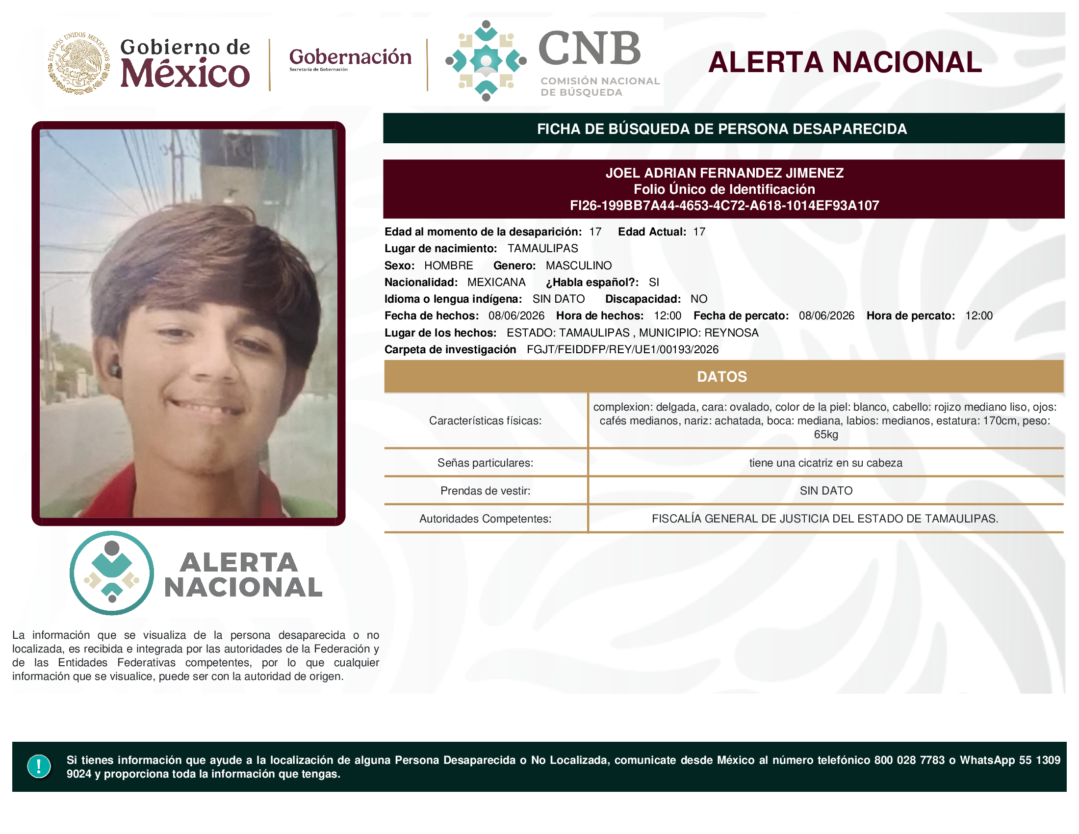 Joel Adrian Fernández Jiménez