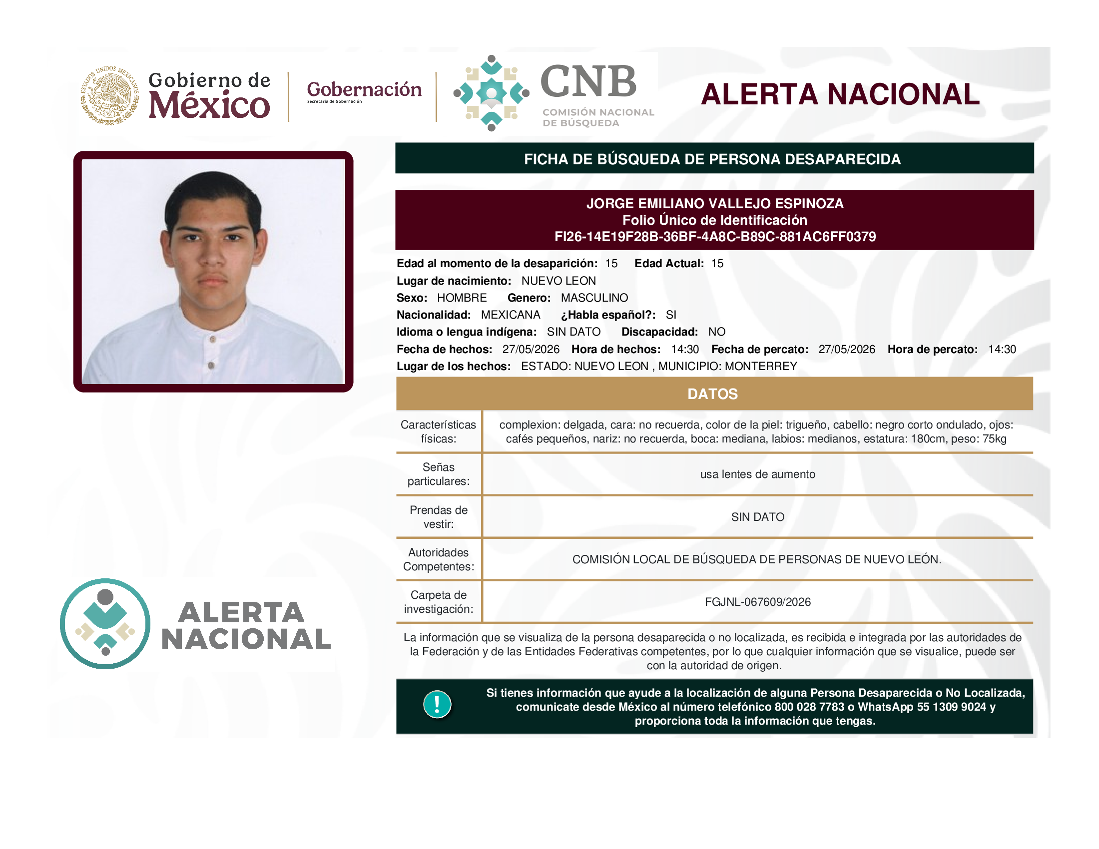 Jorge Emiliano Vallejo Espinoza