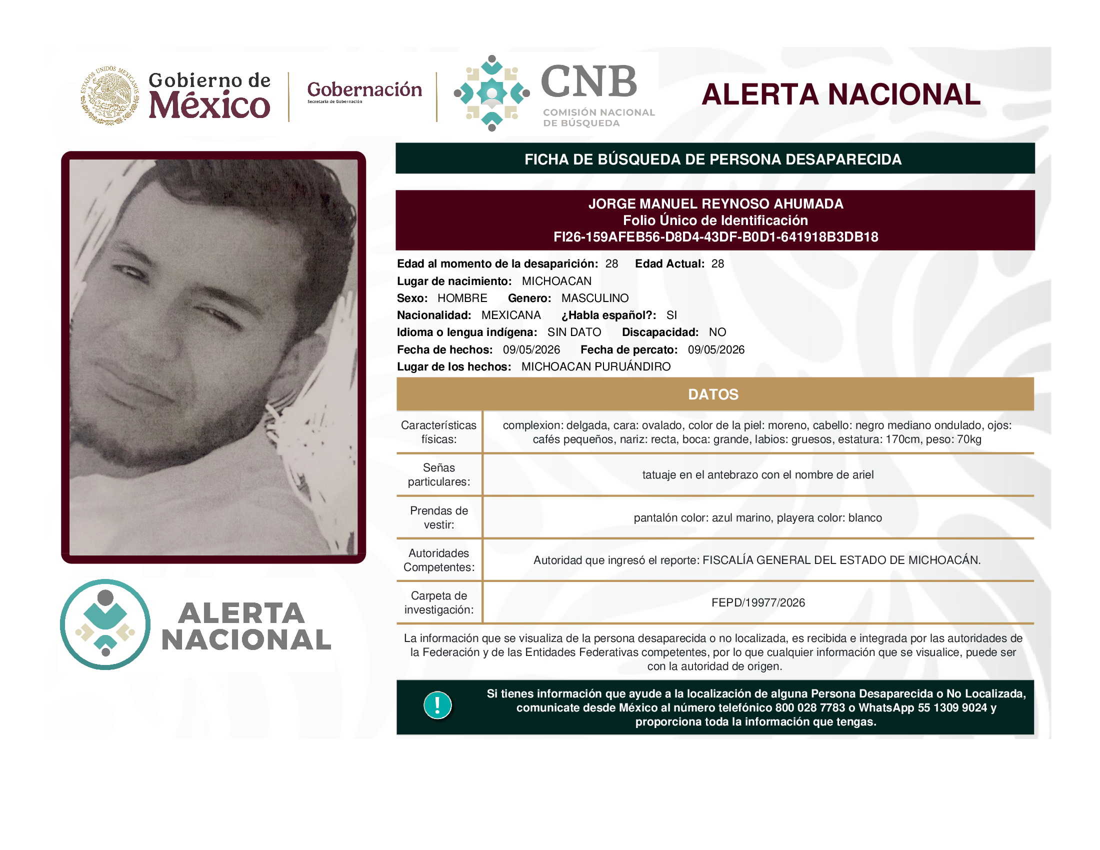 Jorge Manuel Reynoso Ahumada