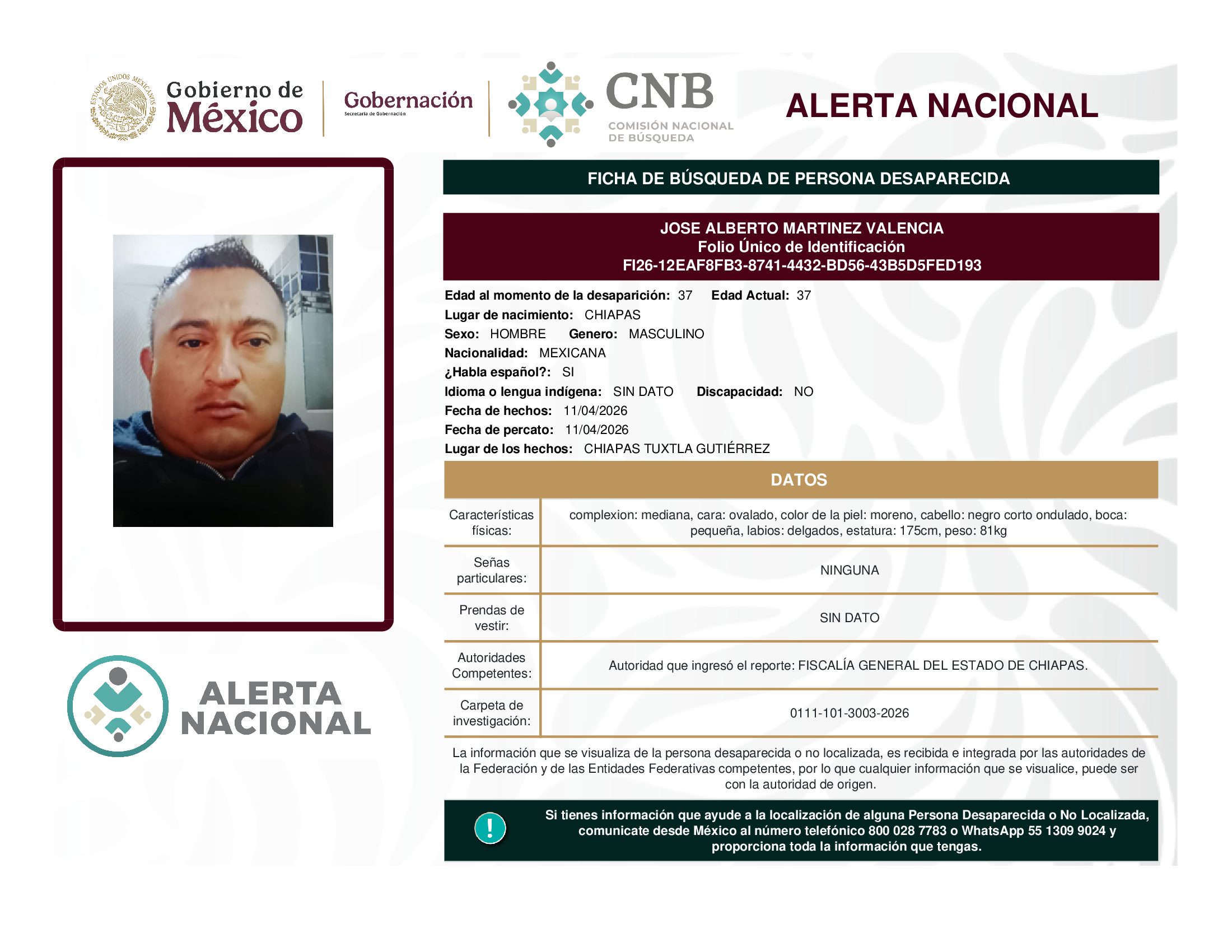 José Alberto Martínez Valencia