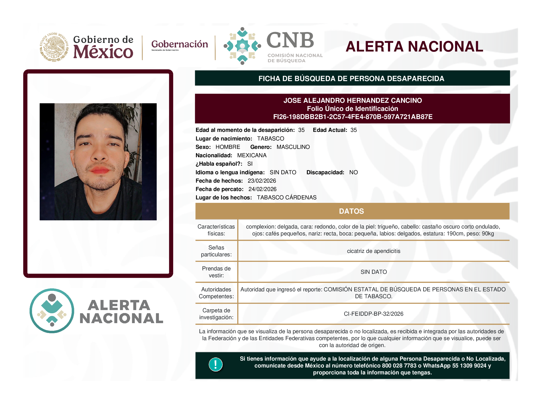 José Alejandro Hernández Cancino