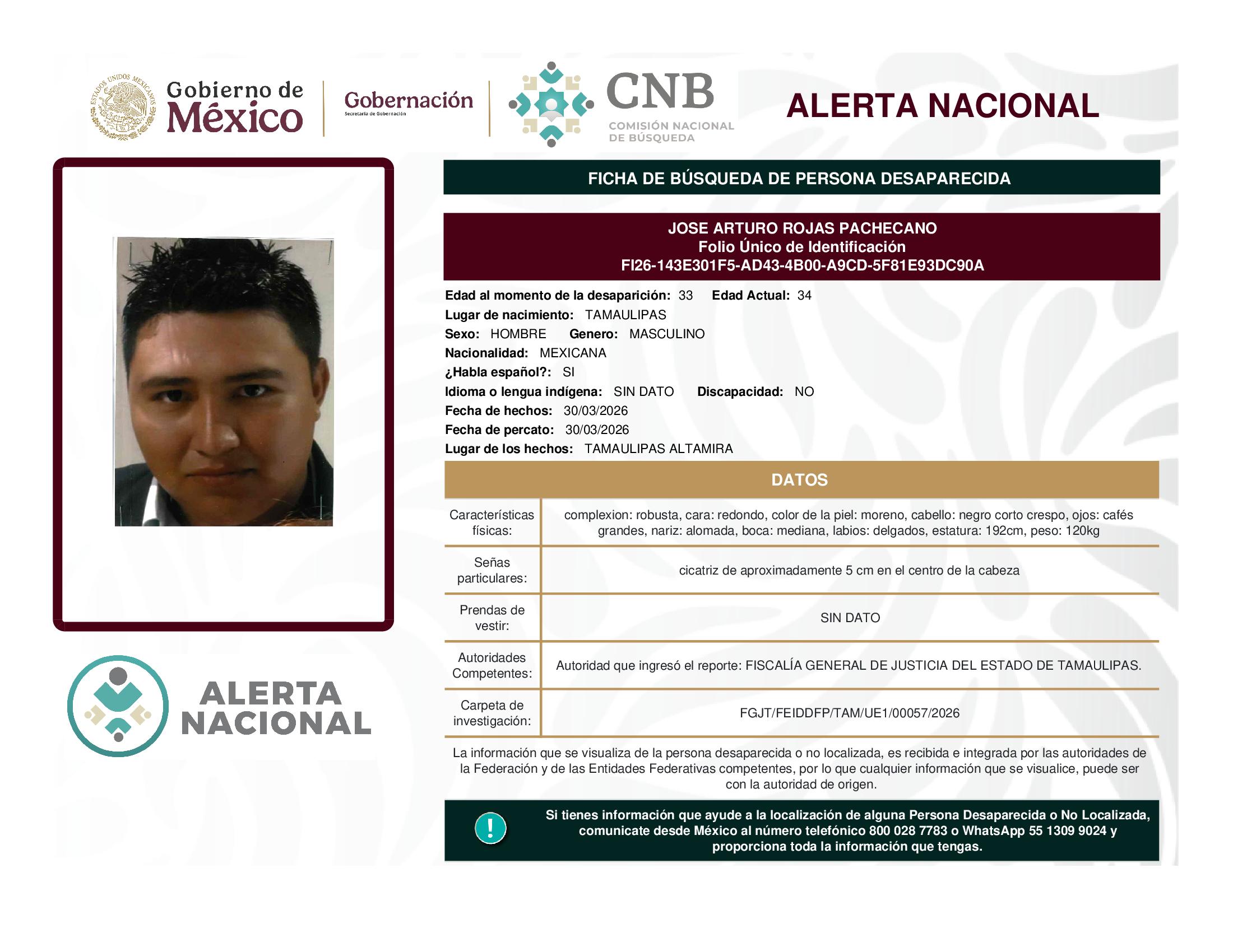 José Arturo Rojas Pachecano
