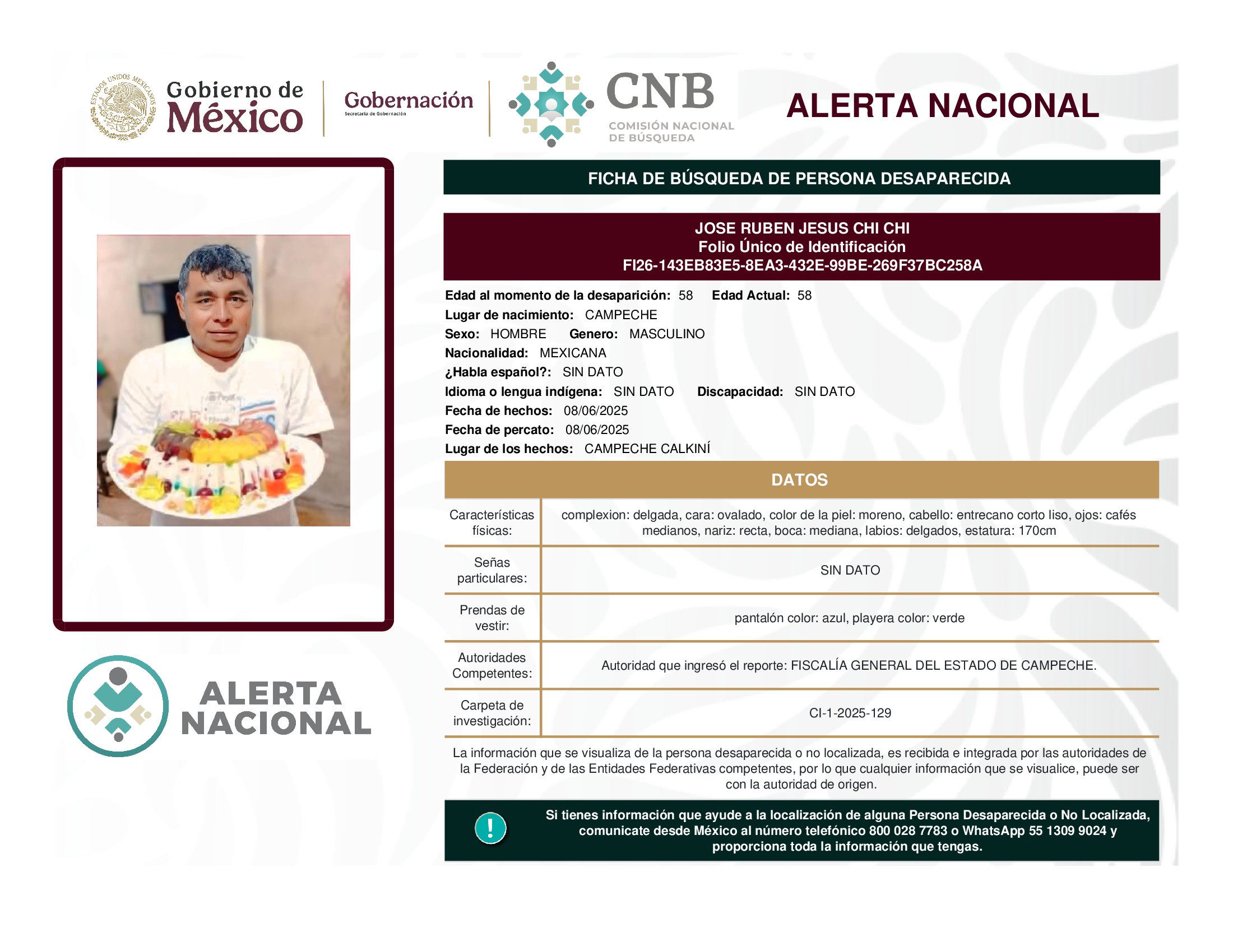 José Rubén Jesús Chi Chi