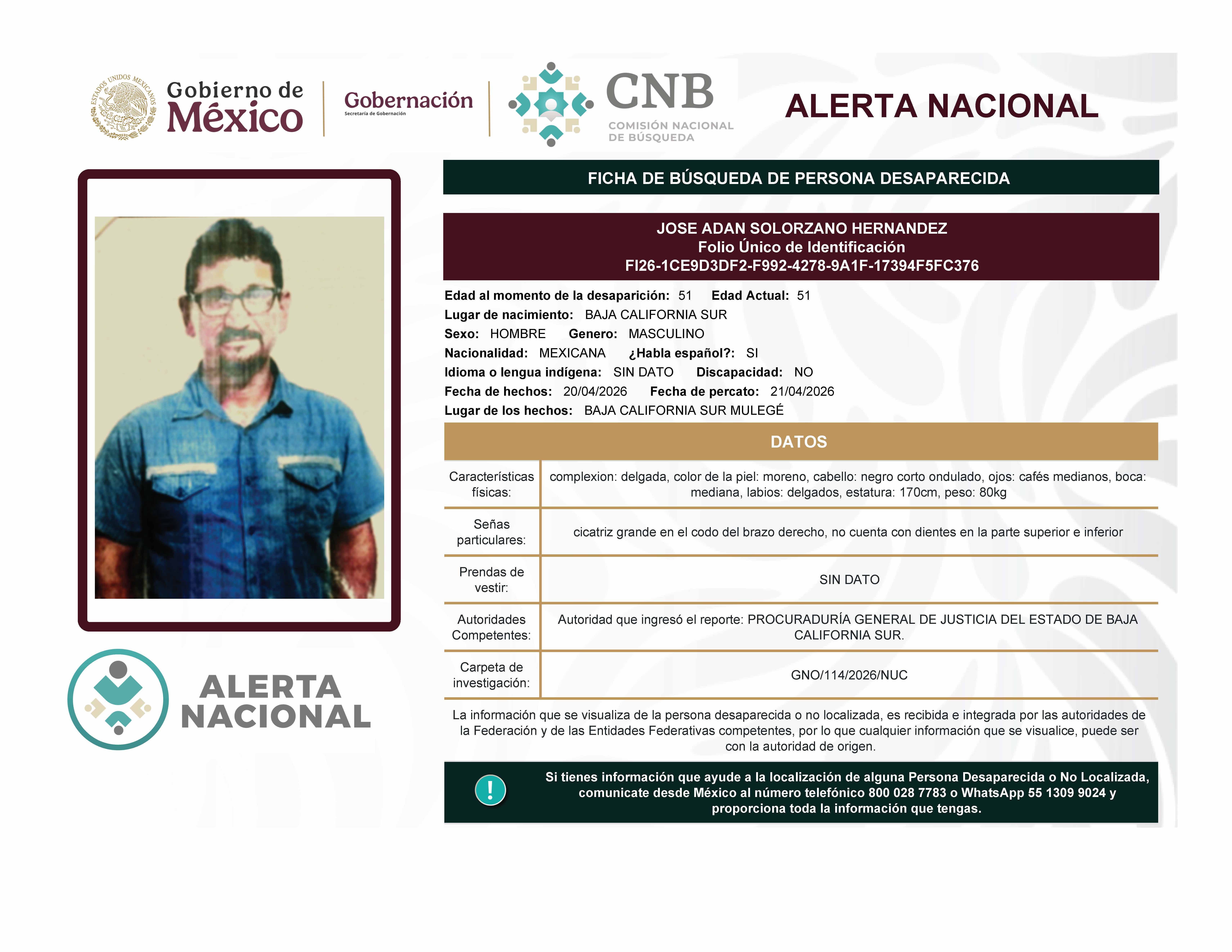 José Adan Solorzano Hernández