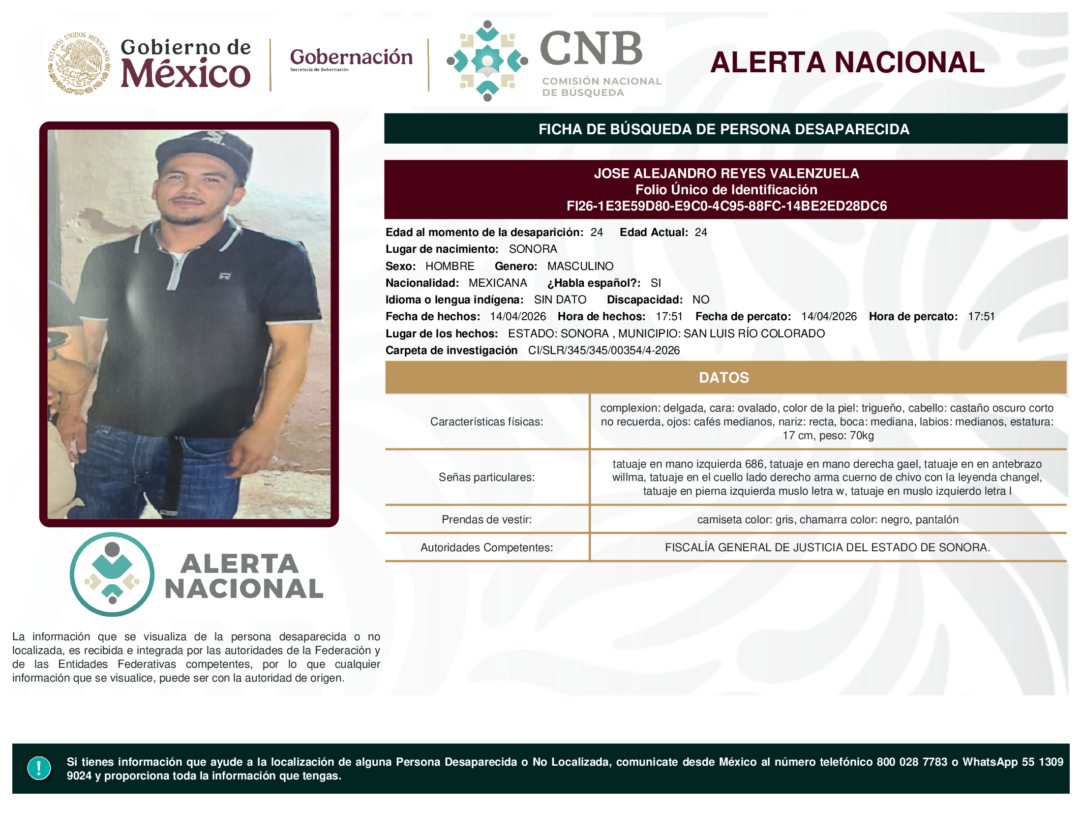 José Alejandro Reyes Valenzuela