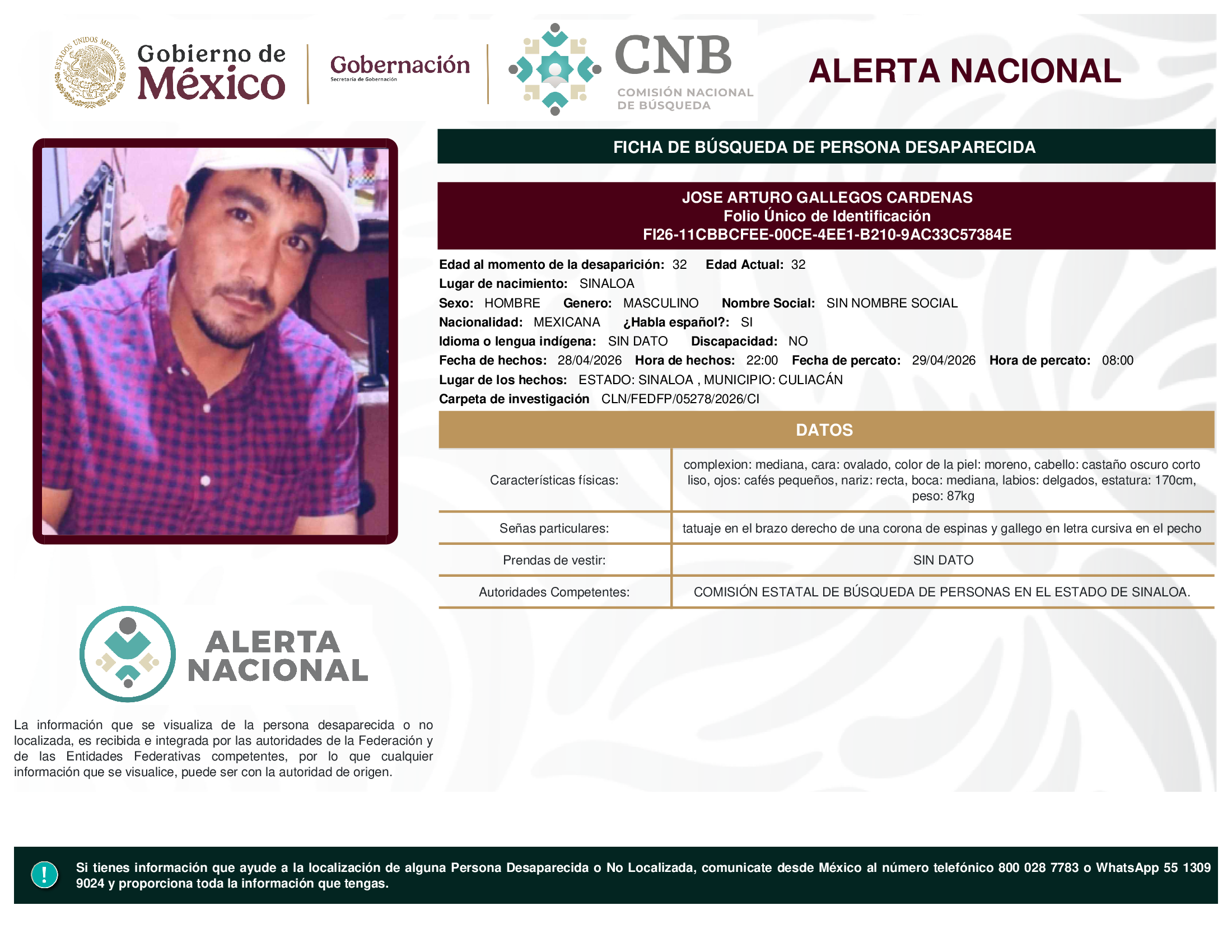 José Arturo Gallegos Cardenas