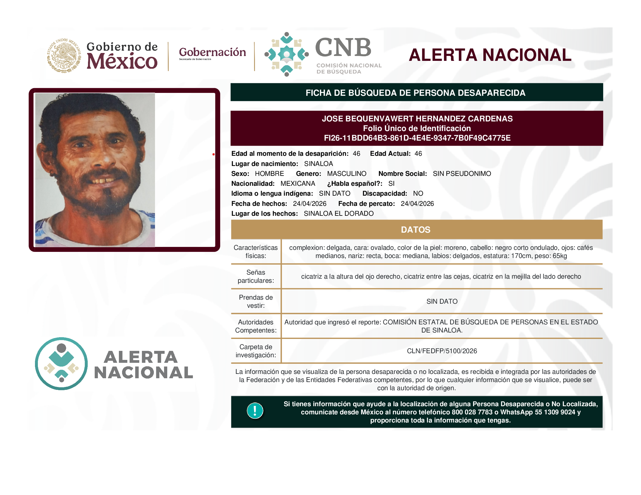 José Bequenvawert Hernández Cardenas