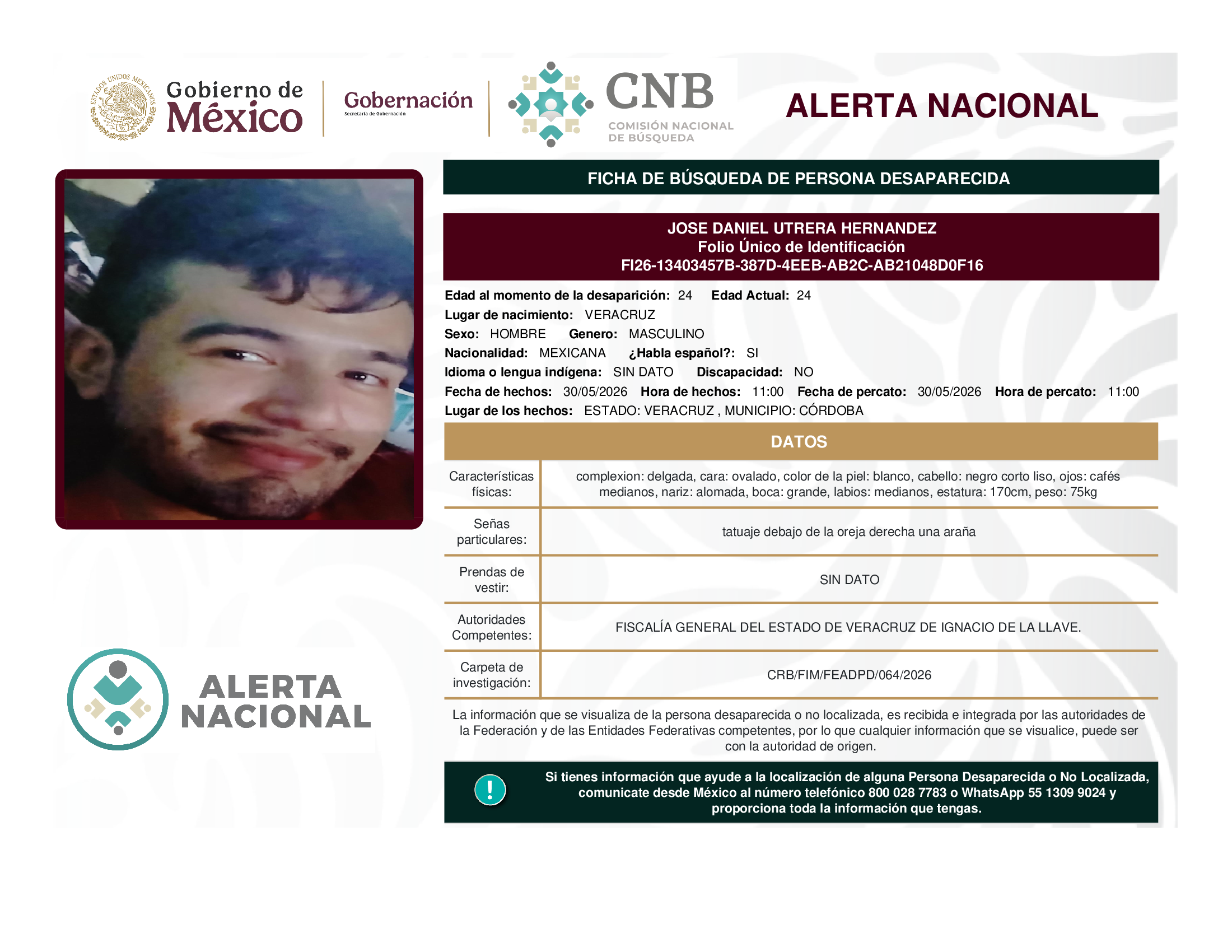 José Daniel Utrera Hernández