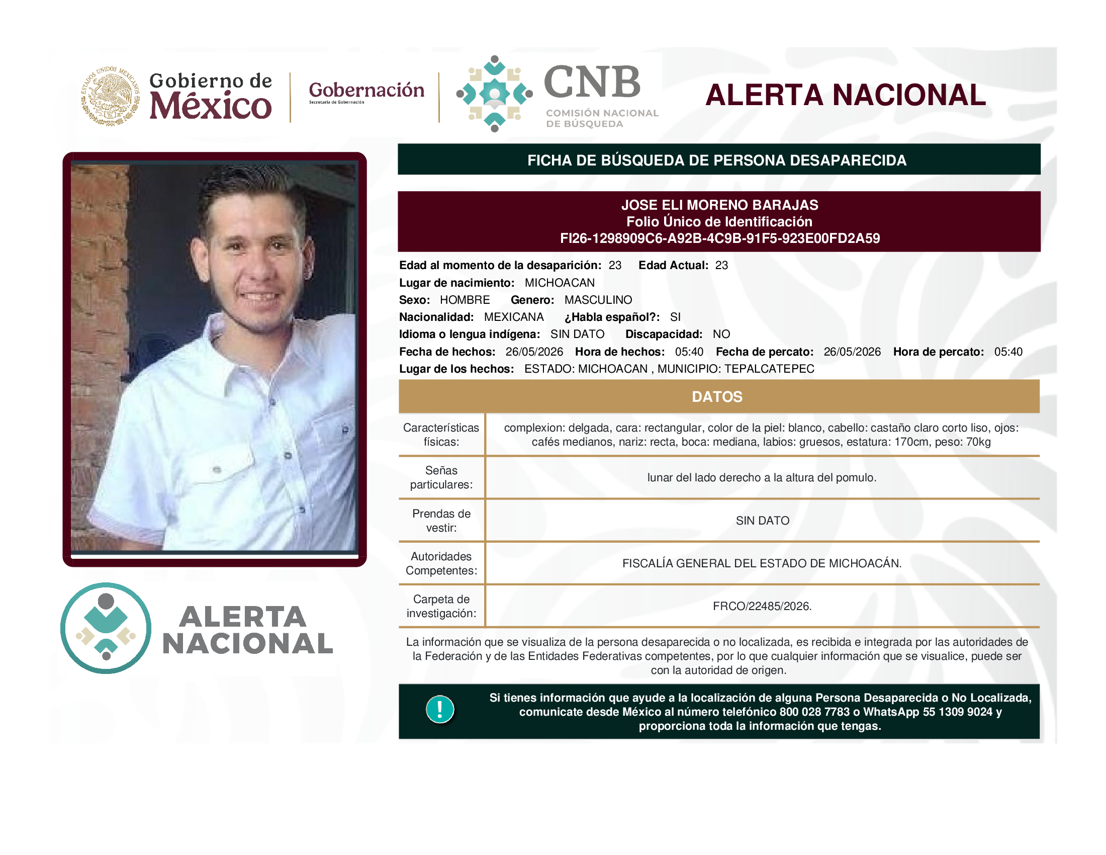 José Eli Moreno Barajas