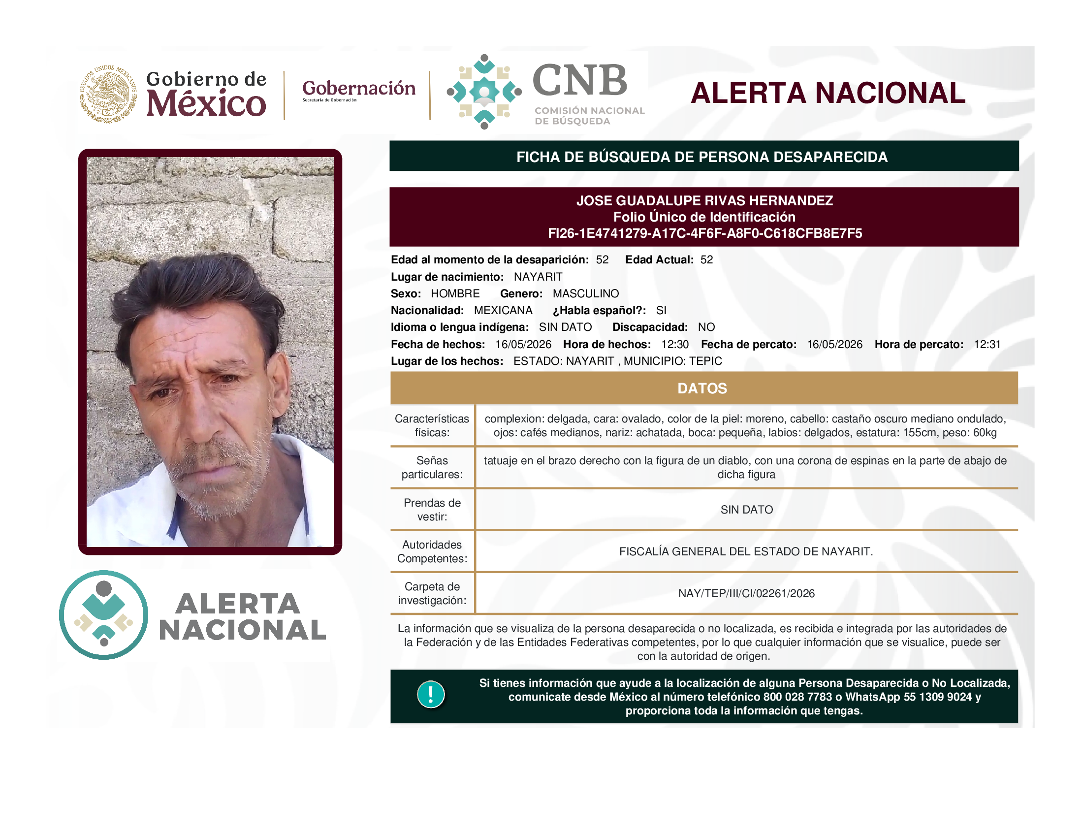 José Guadalupe Rivas Hernández
