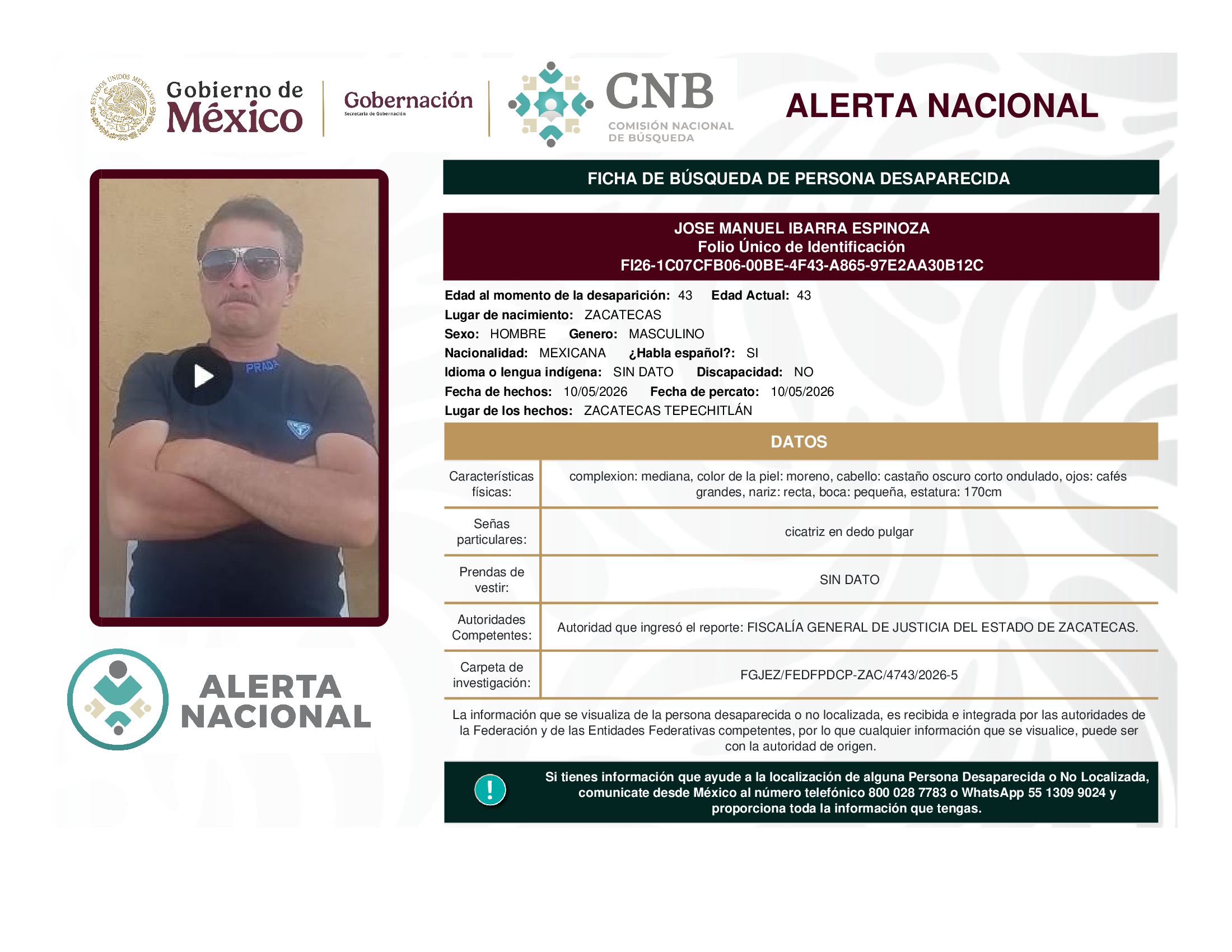 José Manuel Ibarra Espinoza