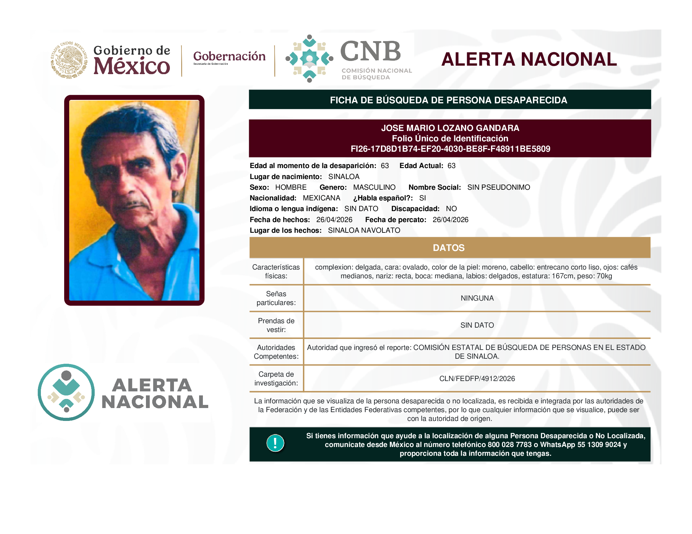 José Mario Lozano Gandara