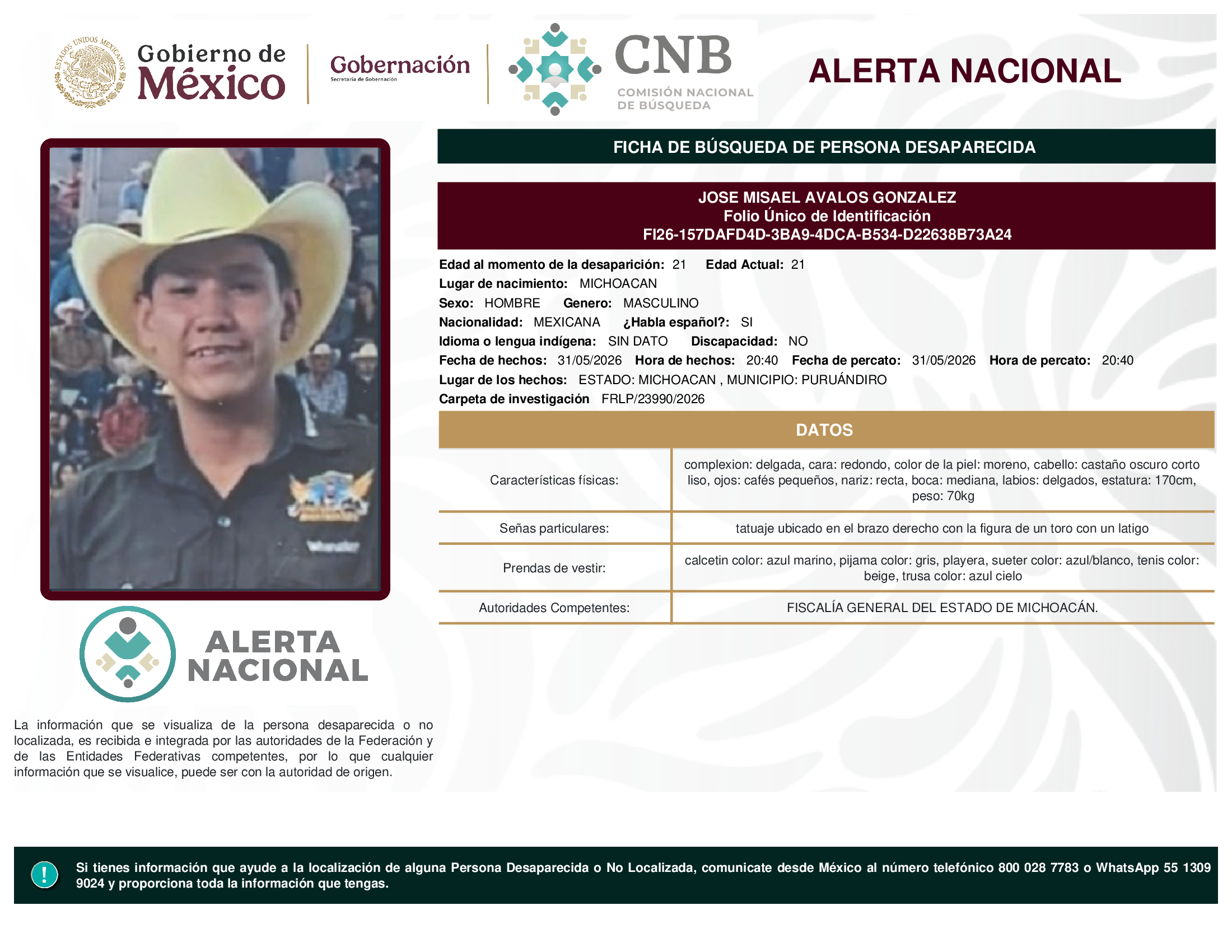 José Misael Avalos González