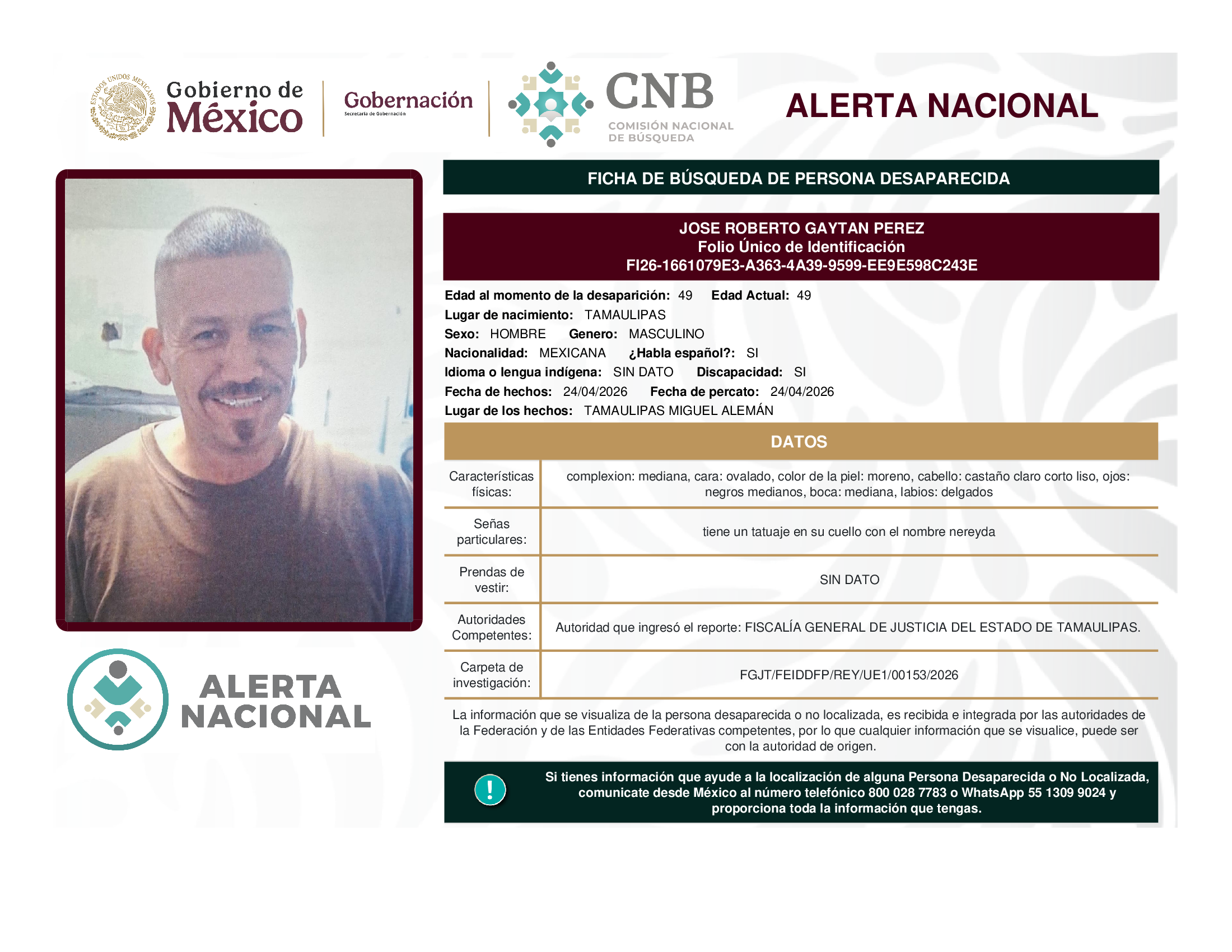 José Roberto Gaytan Pérez